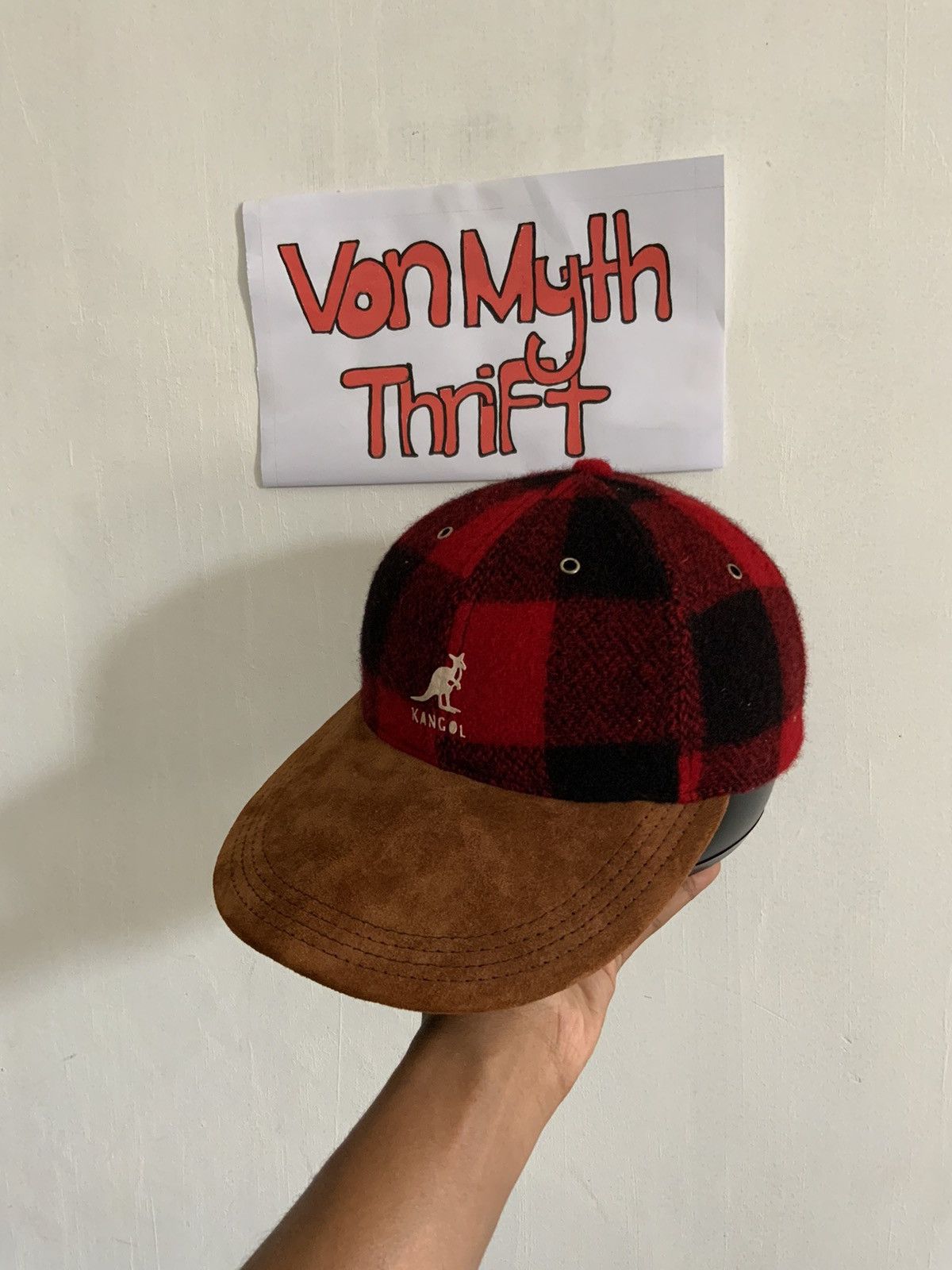 Kangol Vintage Kangol Made in Usa Leather Brim Hat Size ONE SIZE - 2 Thumbnail