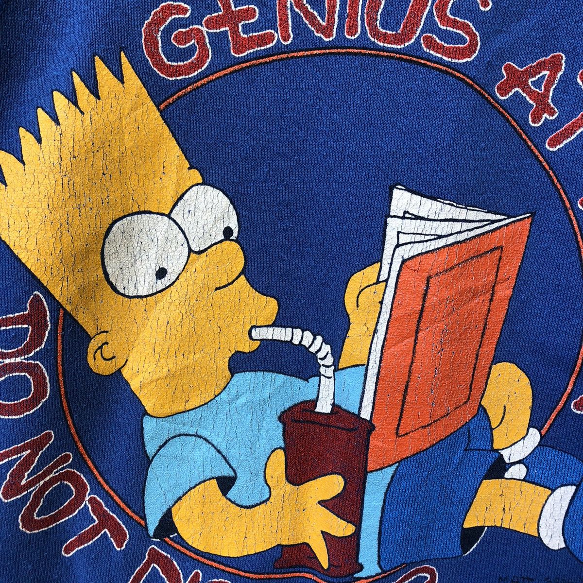 Cartoon Network × Vintage Vintage Bart Simpson Cartoon Movie Sweatshirt Size US XS / EU 42 / 0 - 5 Thumbnail