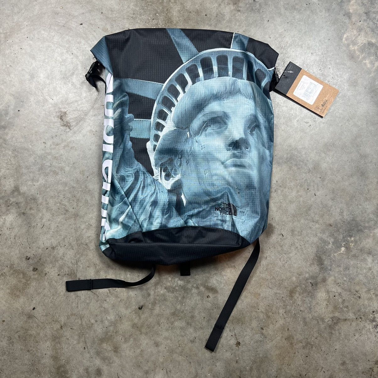 Supreme Supreme The North Face Statue of Liberty Waterproof Backpack |  Grailed