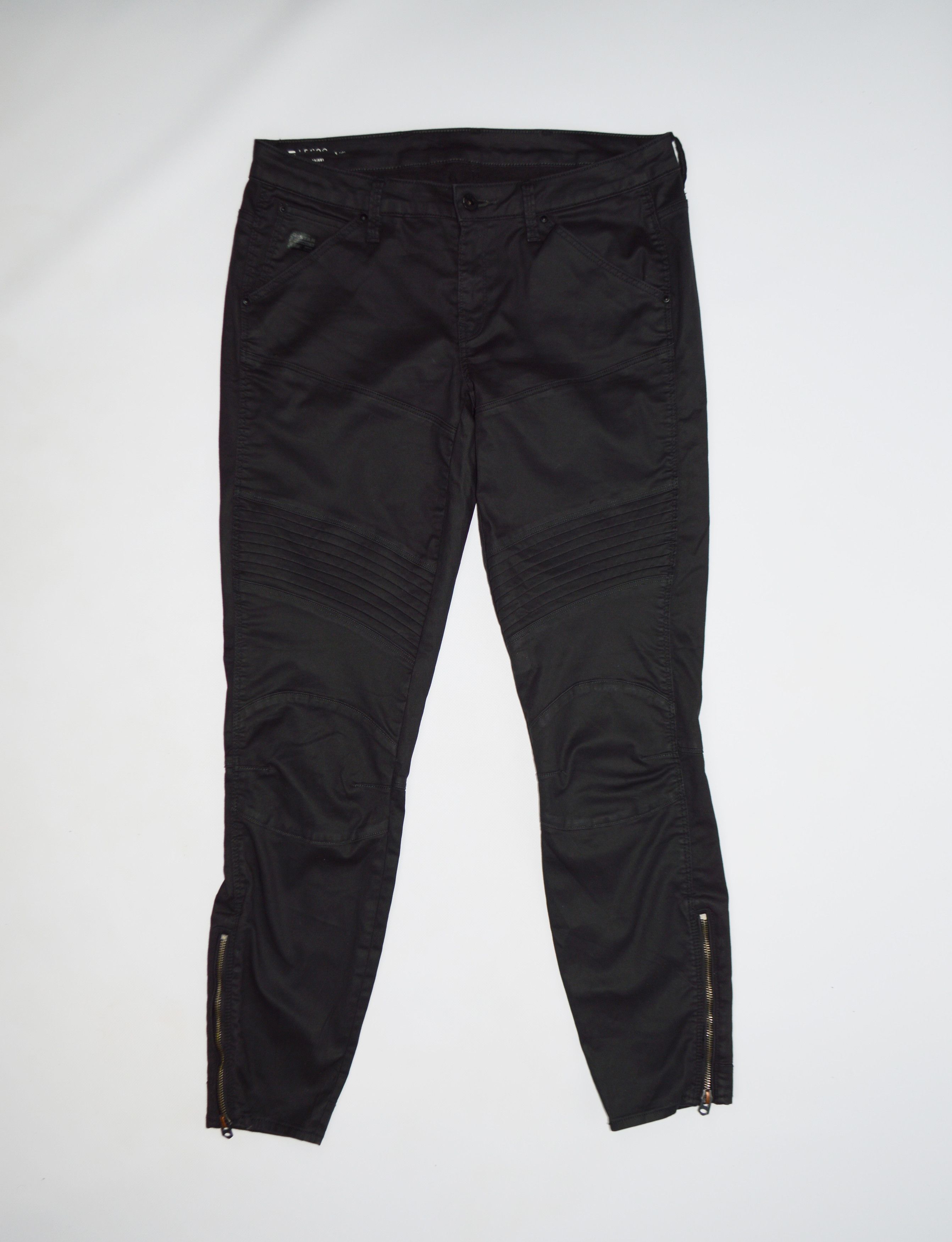 G-Star G-Star Raw 5620 Custom Ankle Zip Mid Black Jeans Size 31" - 1 Thumbnail