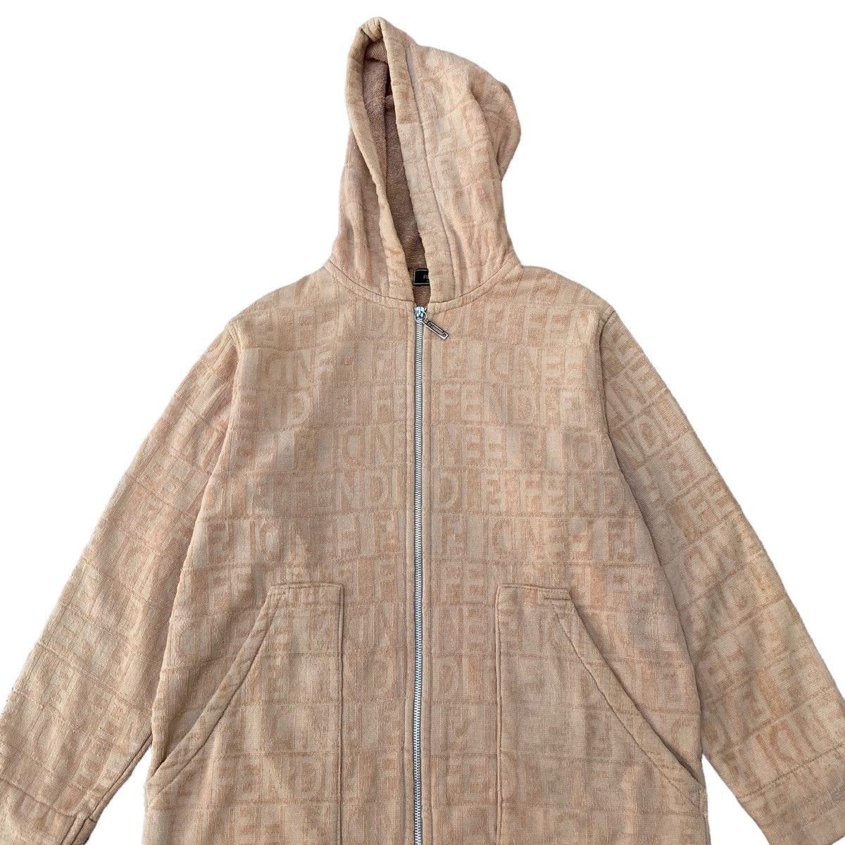 Fendi Vintage Fendi Zucca Monogram Hooded Jacket Size US S / EU 44-46 / 1 - 3 Thumbnail