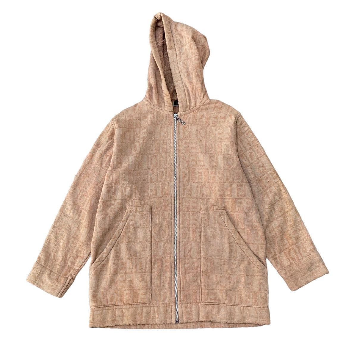 Fendi Vintage Fendi Zucca Monogram Hooded Jacket Size US S / EU 44-46 / 1 - 1 Thumbnail