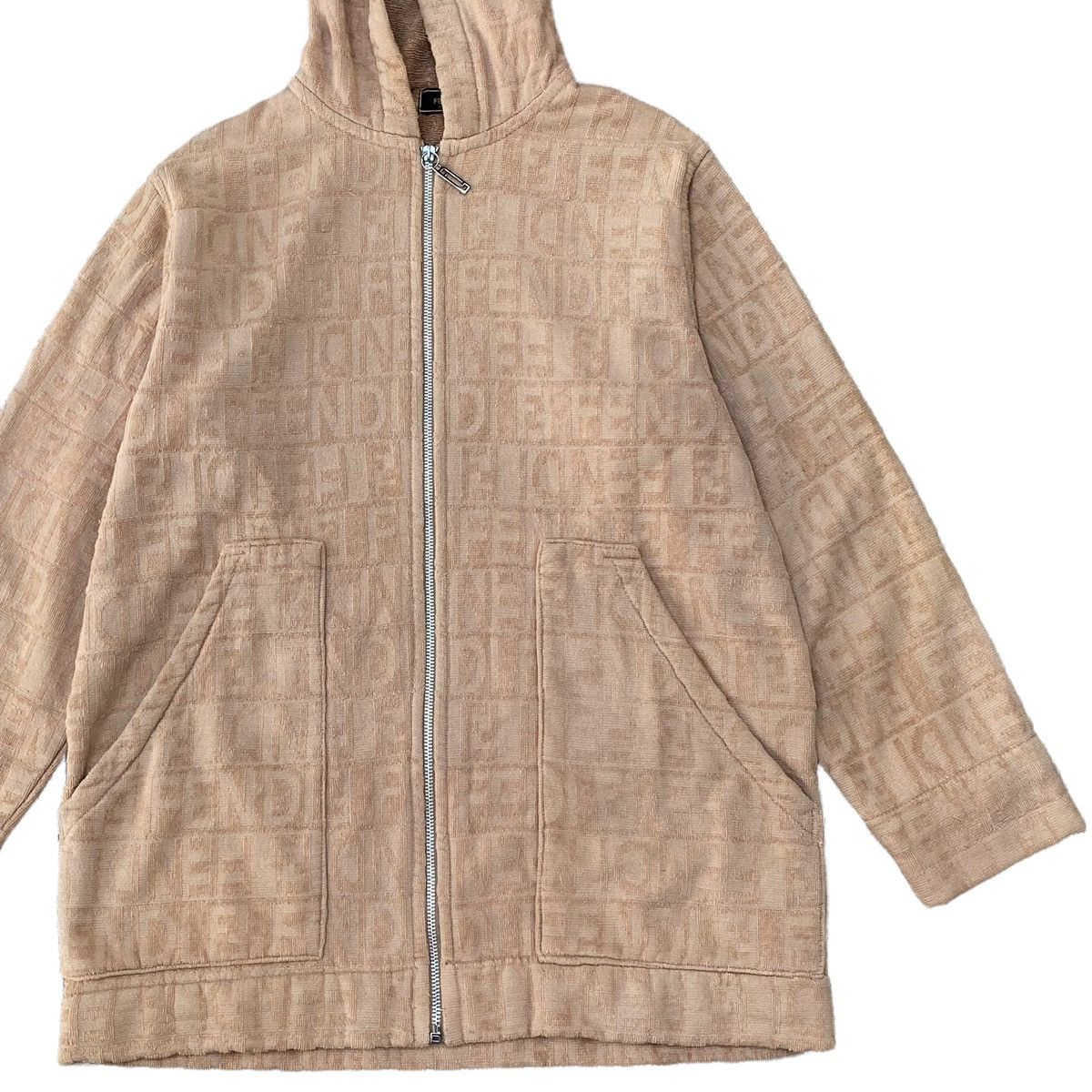 Fendi Vintage Fendi Zucca Monogram Hooded Jacket Size US S / EU 44-46 / 1 - 4 Thumbnail