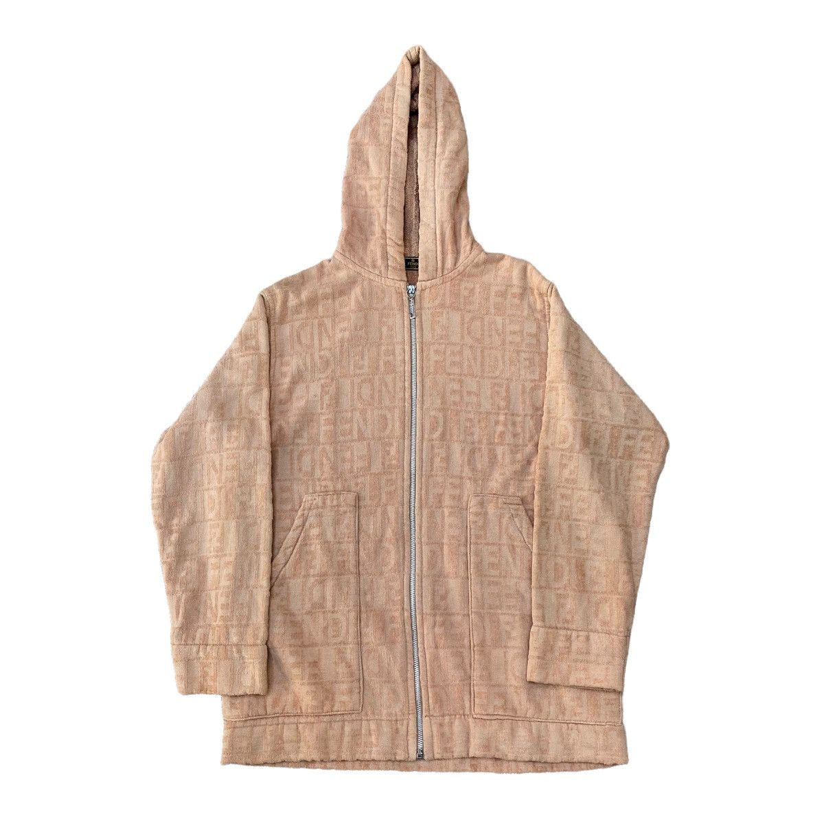 Fendi Vintage Fendi Zucca Monogram Hooded Jacket Size US S / EU 44-46 / 1 - 2 Thumbnail