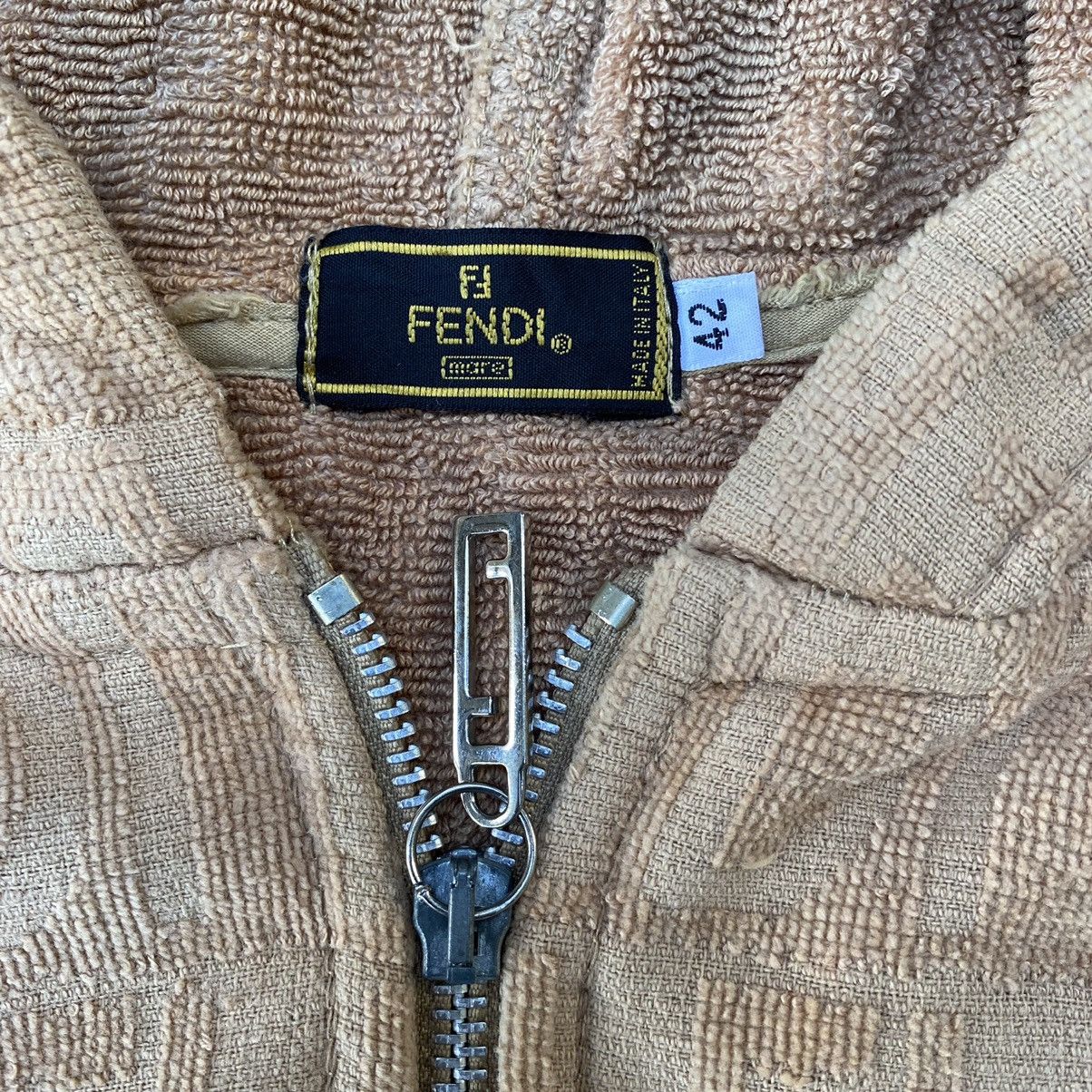 Fendi Vintage Fendi Zucca Monogram Hooded Jacket Size US S / EU 44-46 / 1 - 8 Thumbnail