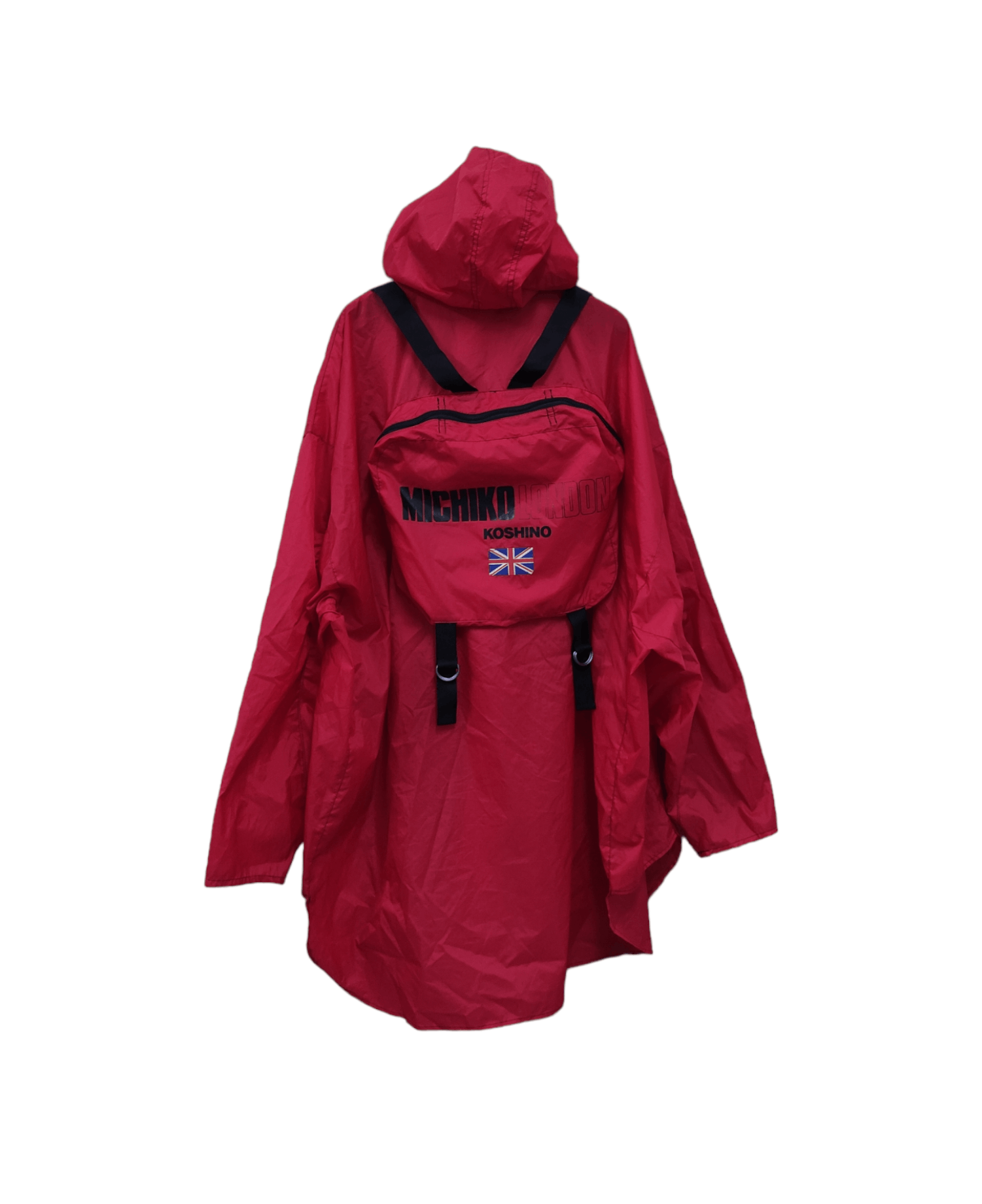 Michiko Koshino London MICHIKO KOSHINO LONDON CAPE PONCHO RAINCOAT WITH BAG Size US L / EU 52-54 / 3 - 1 Thumbnail