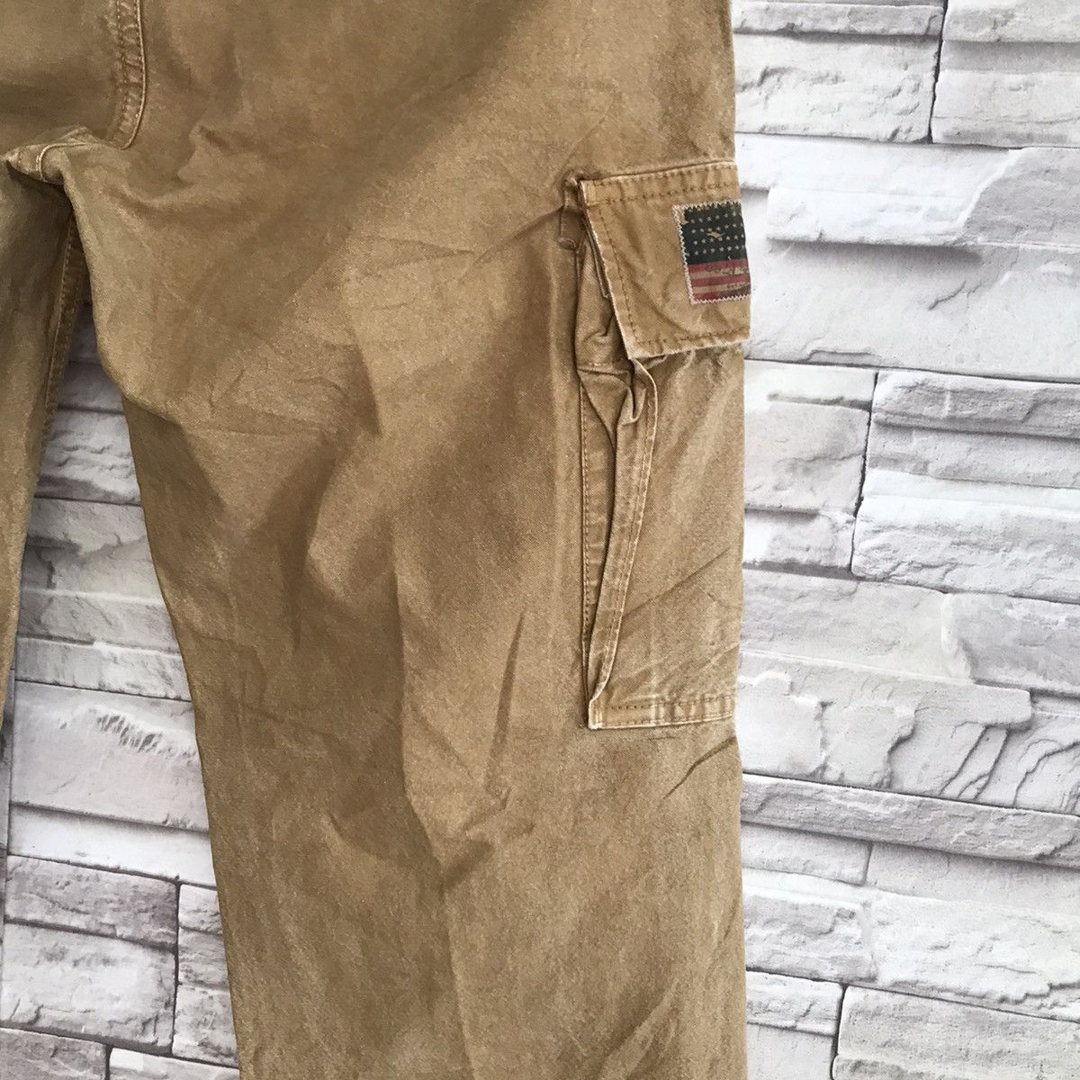 Denim & Supply Ralph Lauren Denim and Supply Ralph Lauren Cargo Pants Sunfaded Size US 29 - 13 Thumbnail