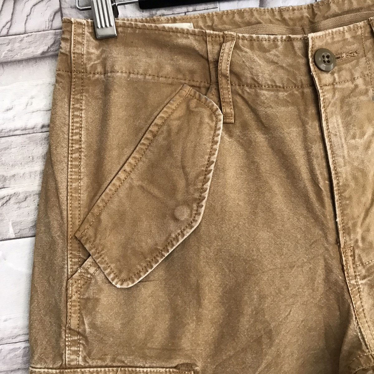Denim & Supply Ralph Lauren Denim and Supply Ralph Lauren Cargo Pants Sunfaded Size US 29 - 5 Thumbnail