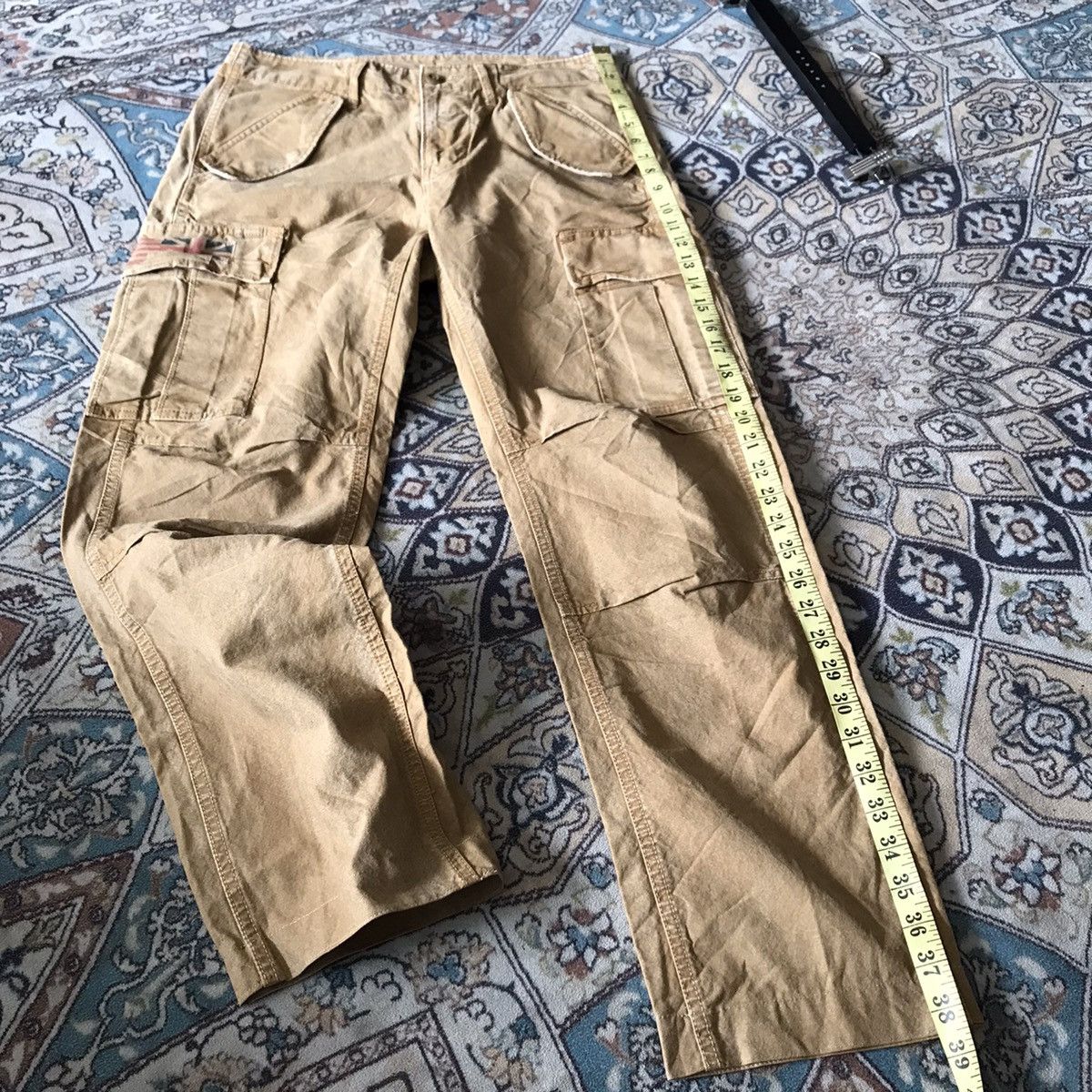 Denim & Supply Ralph Lauren Denim and Supply Ralph Lauren Cargo Pants Sunfaded Size US 29 - 21 Thumbnail