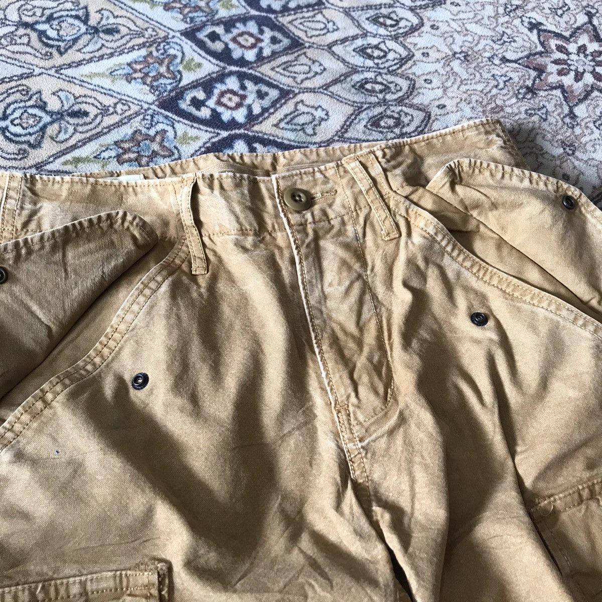 Denim & Supply Ralph Lauren Denim and Supply Ralph Lauren Cargo Pants Sunfaded Size US 29 - 15 Thumbnail