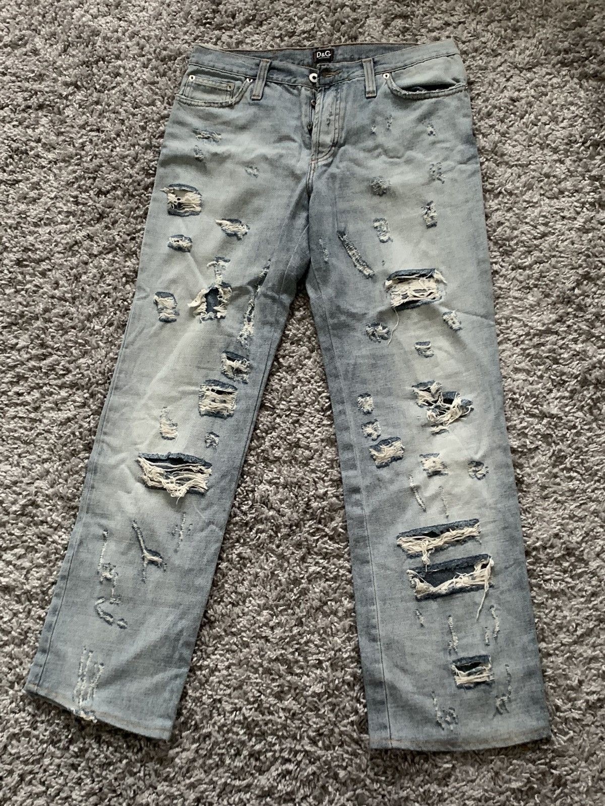 DC Comics × Dolce & Gabbana Dolce Gabbana DC comics limited edition ripped jeans Size US 34 / EU 50 - 1 Thumbnail