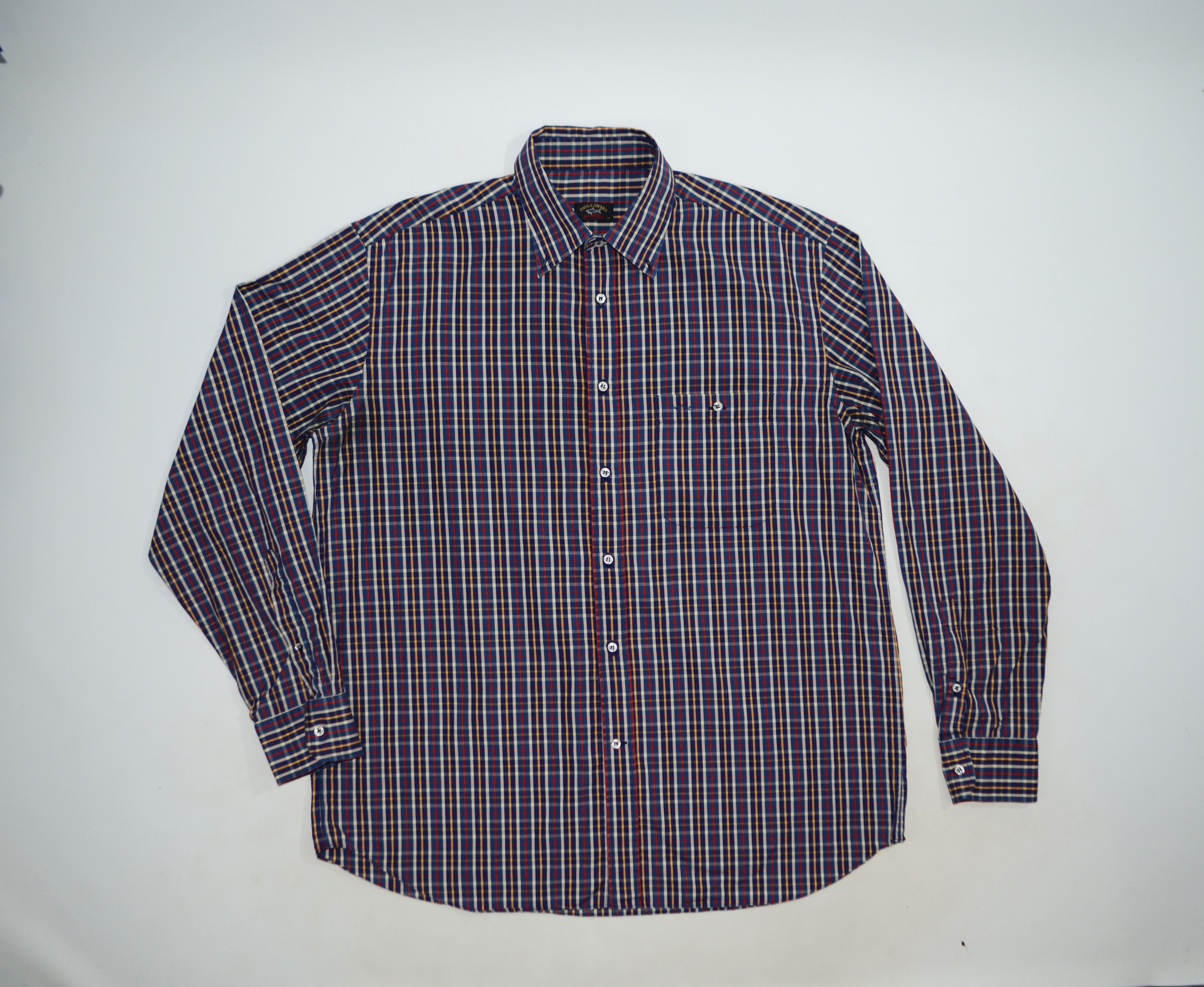 Paul & Shark Paul & Shark Multicolored Checked Cotton Shirt Size 44 Size US XL / EU 56 / 4 - 1 Thumbnail