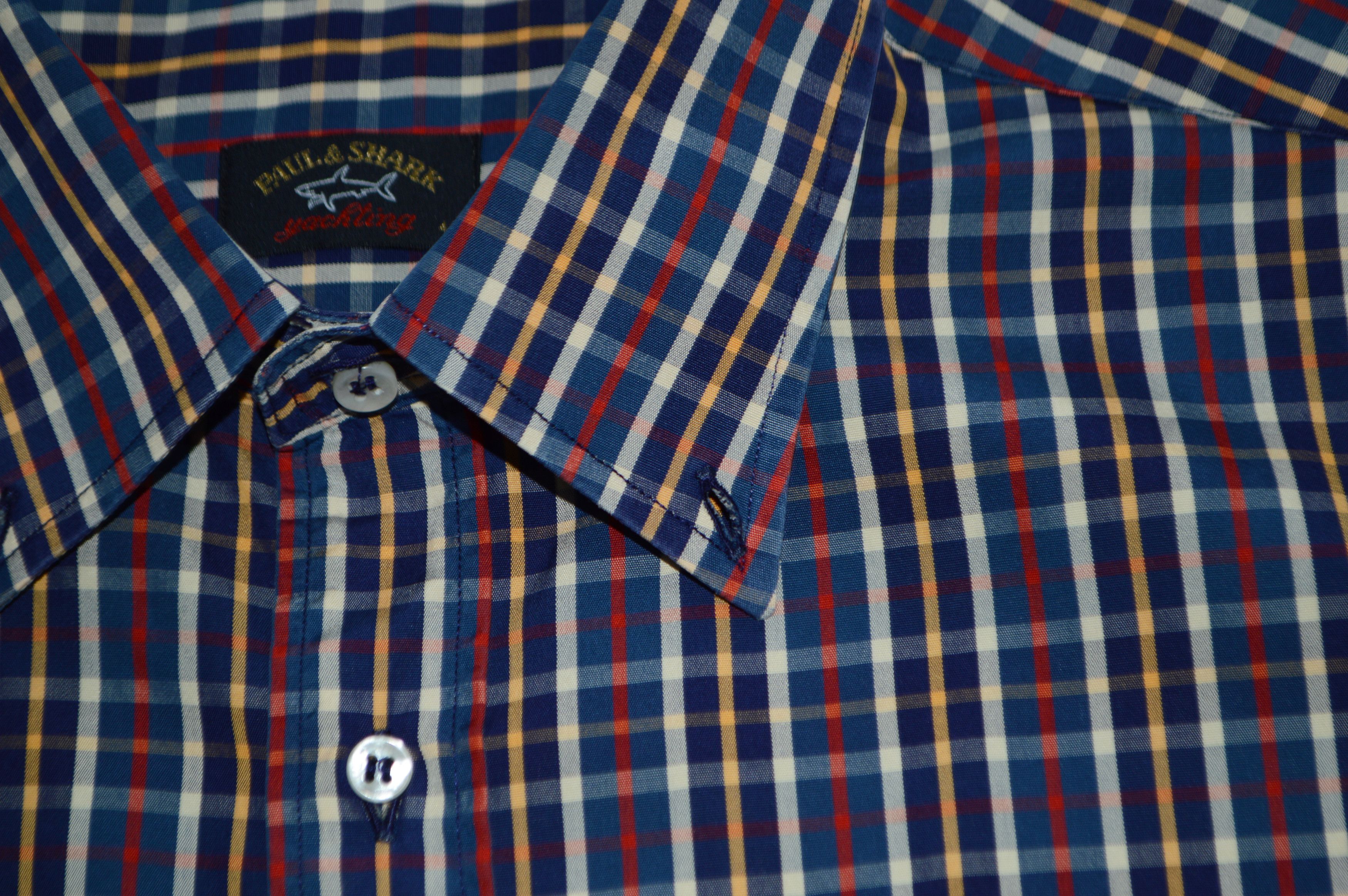 Paul & Shark Paul & Shark Multicolored Checked Cotton Shirt Size 44 Size US XL / EU 56 / 4 - 4 Thumbnail