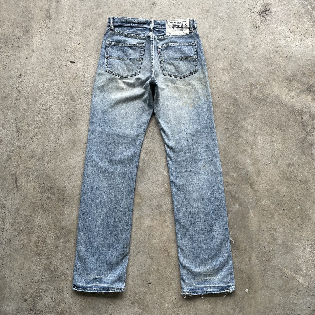 Japanese Brand Vintage Japanese Brand Faded Distressed Denim Jeans Pants Size US 29 - 11 Thumbnail
