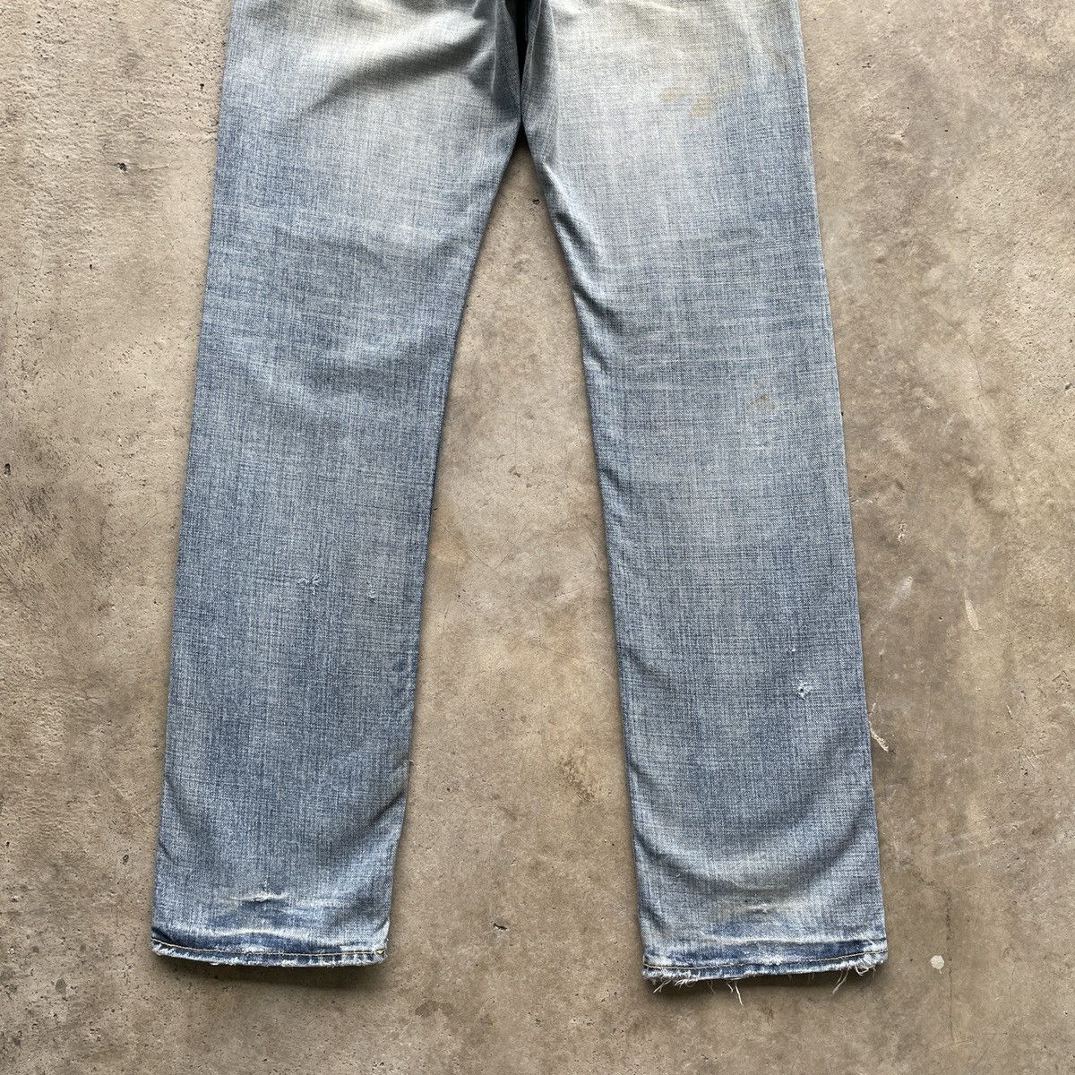 Japanese Brand Vintage Japanese Brand Faded Distressed Denim Jeans Pants Size US 29 - 10 Thumbnail