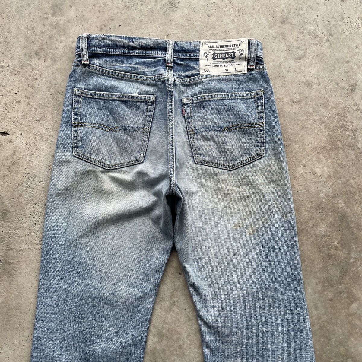 Japanese Brand Vintage Japanese Brand Faded Distressed Denim Jeans Pants Size US 29 - 9 Thumbnail