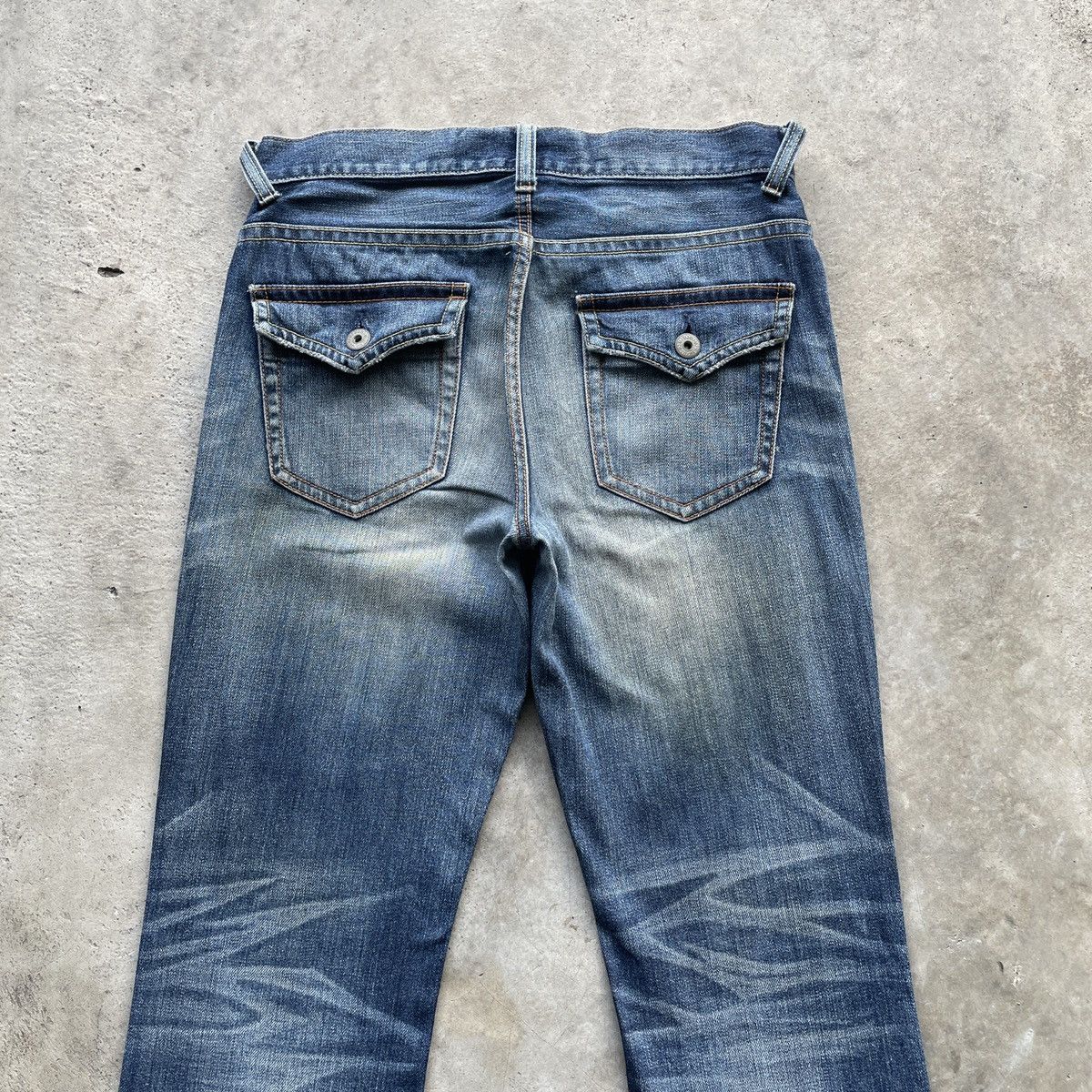 Japanese Brand Vintage Japanese Brand Faded Denim Jeans Pants Rare W32 Size US 32 / EU 48 - 9 Thumbnail