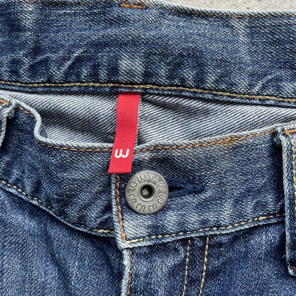 Japanese Brand Vintage Japanese Brand Faded Denim Jeans Pants Rare W32 Size US 32 / EU 48 - 7 Thumbnail