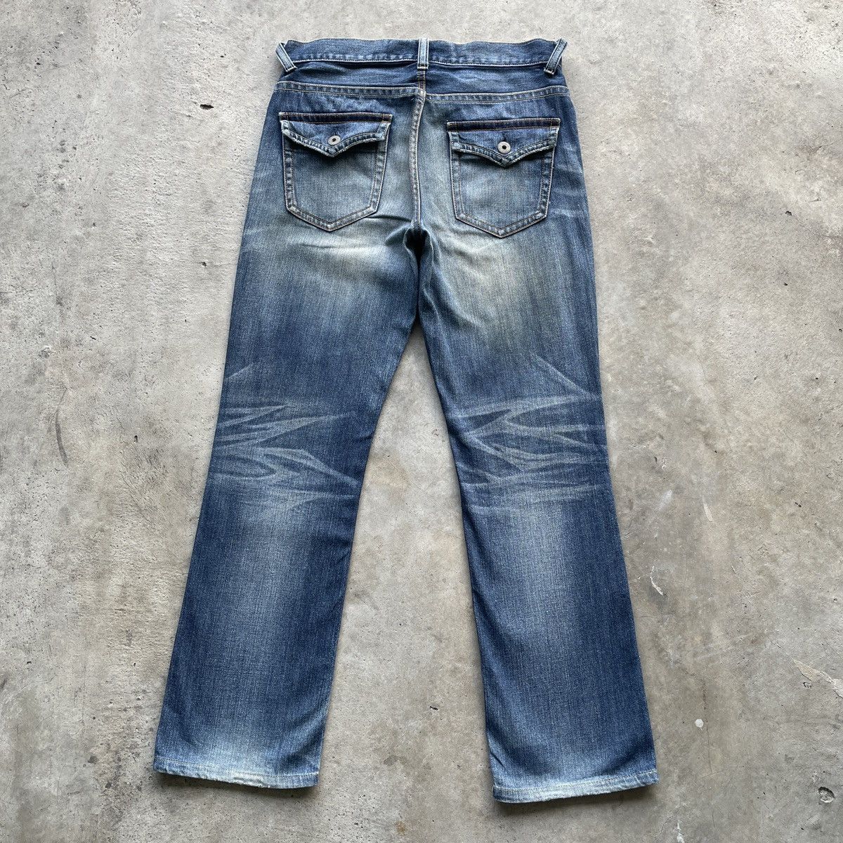 Japanese Brand Vintage Japanese Brand Faded Denim Jeans Pants Rare W32 Size US 32 / EU 48 - 11 Thumbnail