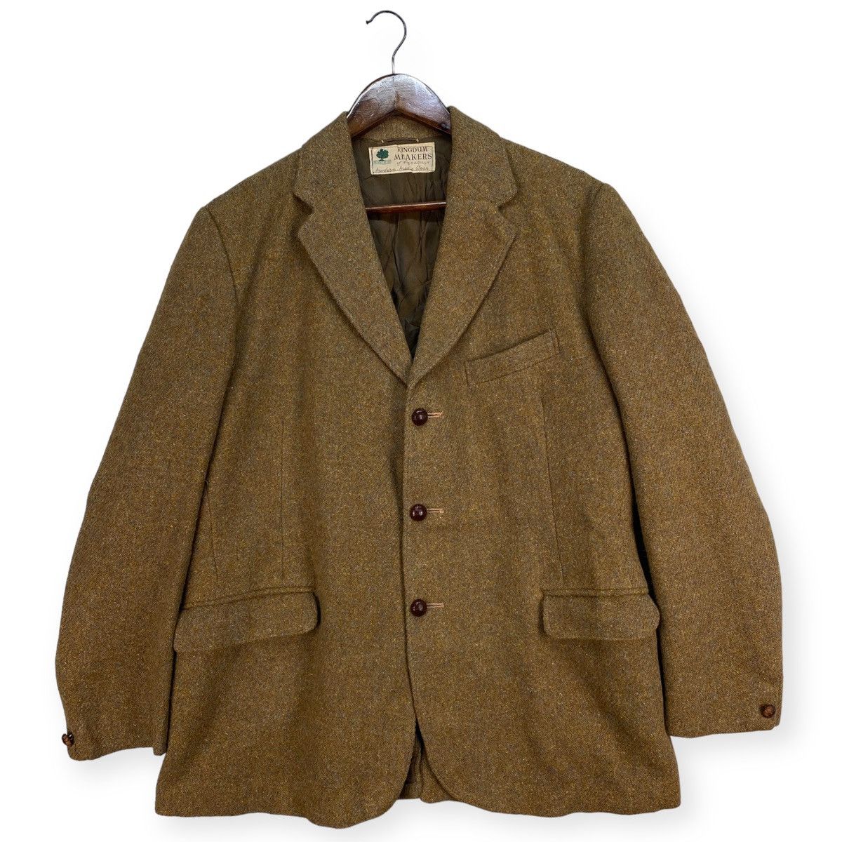 Harris Tweed Harris Tweed Wool Jacket/Blazer Size US M / EU 48-50 / 2 - 1 Thumbnail