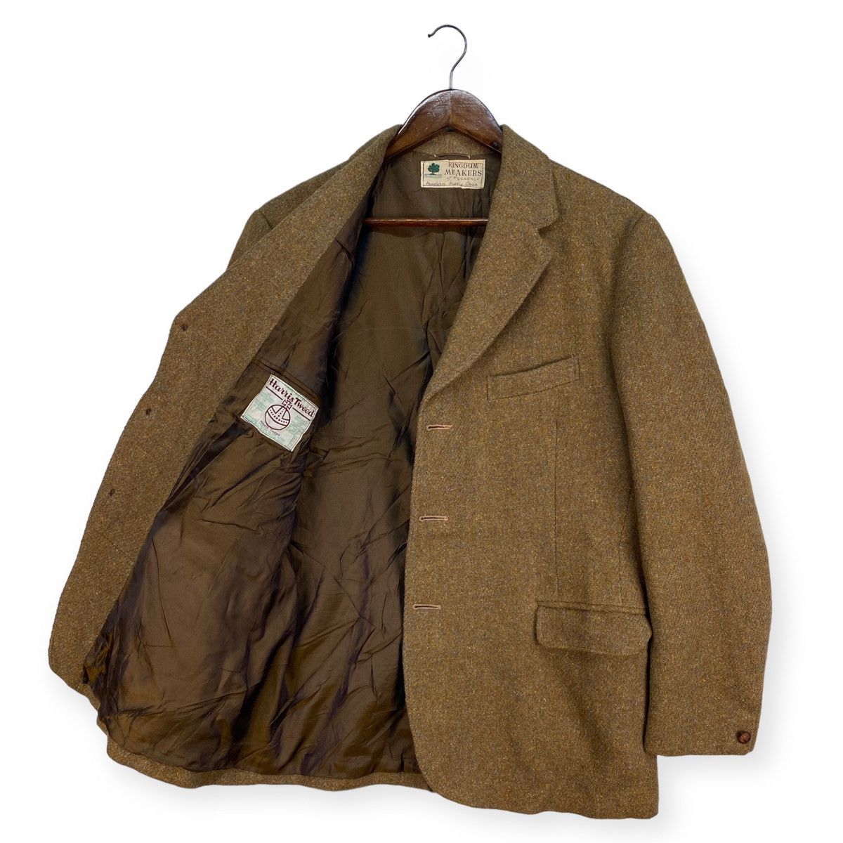 Harris Tweed Harris Tweed Wool Jacket/Blazer Size US M / EU 48-50 / 2 - 2 Thumbnail