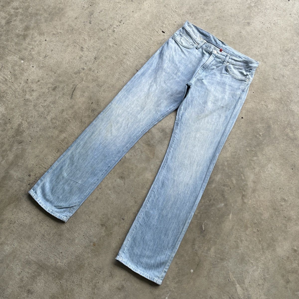 Japanese Brand W31x33🔥 Vintage Japanese Brand Faded Denim Jeans Pants Size US 31 - 2 Thumbnail