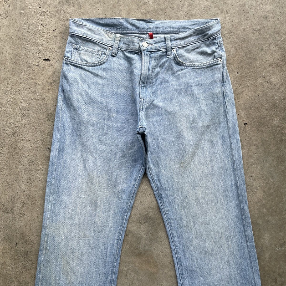 Japanese Brand W31x33🔥 Vintage Japanese Brand Faded Denim Jeans Pants Size US 31 - 3 Thumbnail