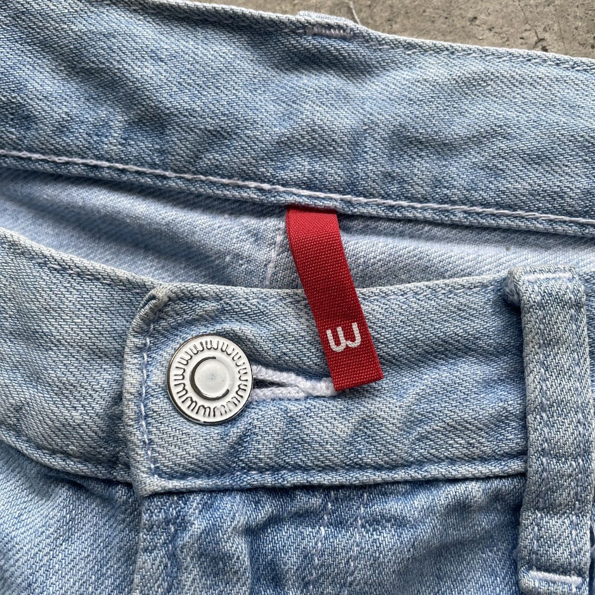 Japanese Brand W31x33🔥 Vintage Japanese Brand Faded Denim Jeans Pants Size US 31 - 7 Thumbnail
