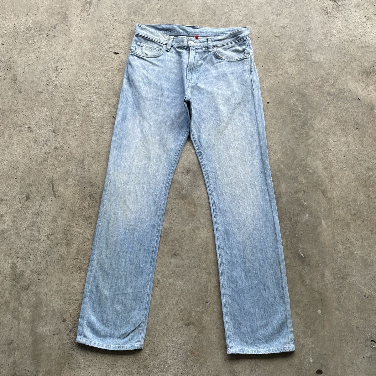 Japanese Brand W31x33🔥 Vintage Japanese Brand Faded Denim Jeans Pants Size US 31 - 1 Thumbnail