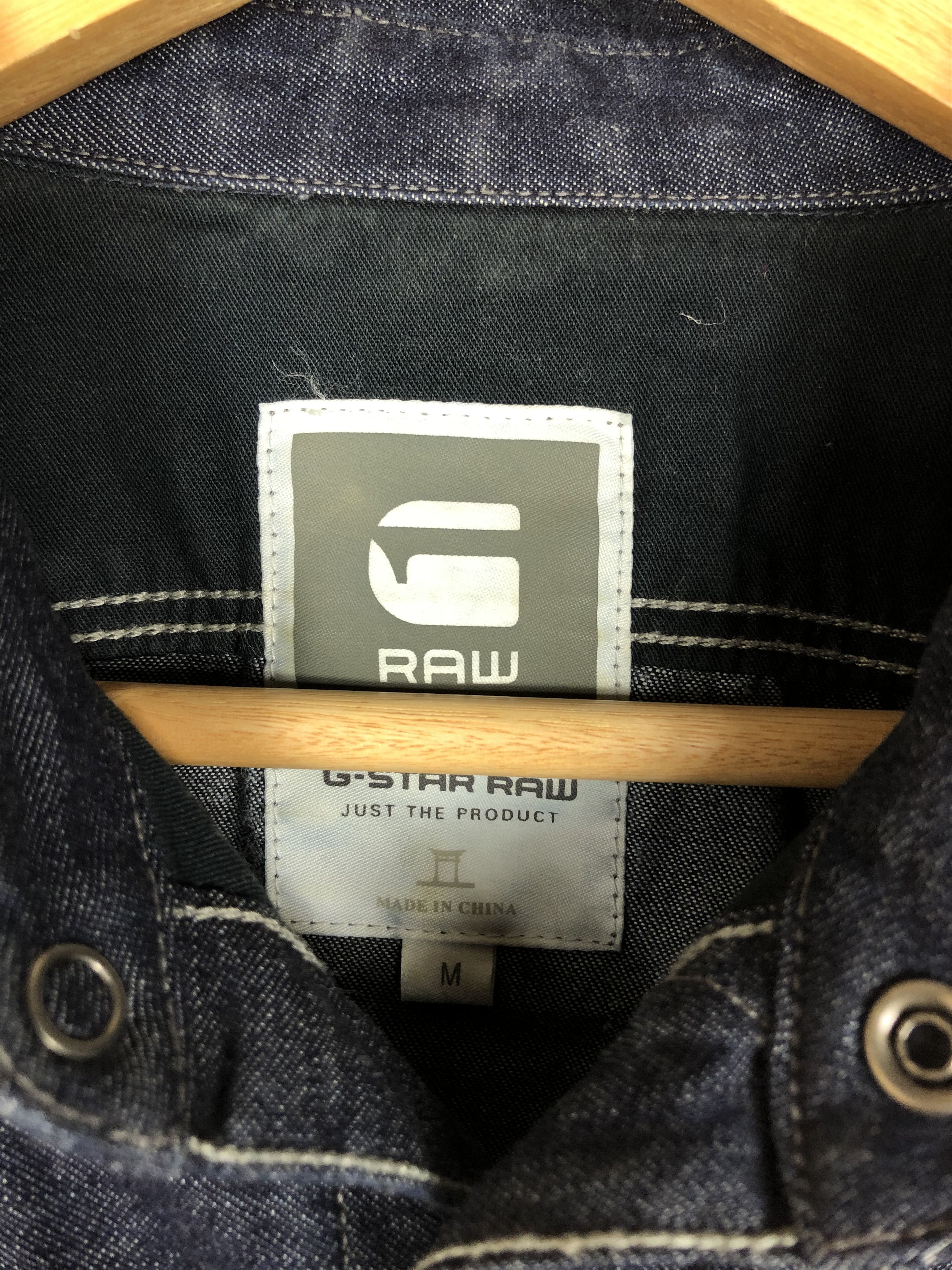 G-Star Vintage G Star Raw Denim Shirt Long Sleeve Size US M / EU 48-50 / 2 - 5 Thumbnail
