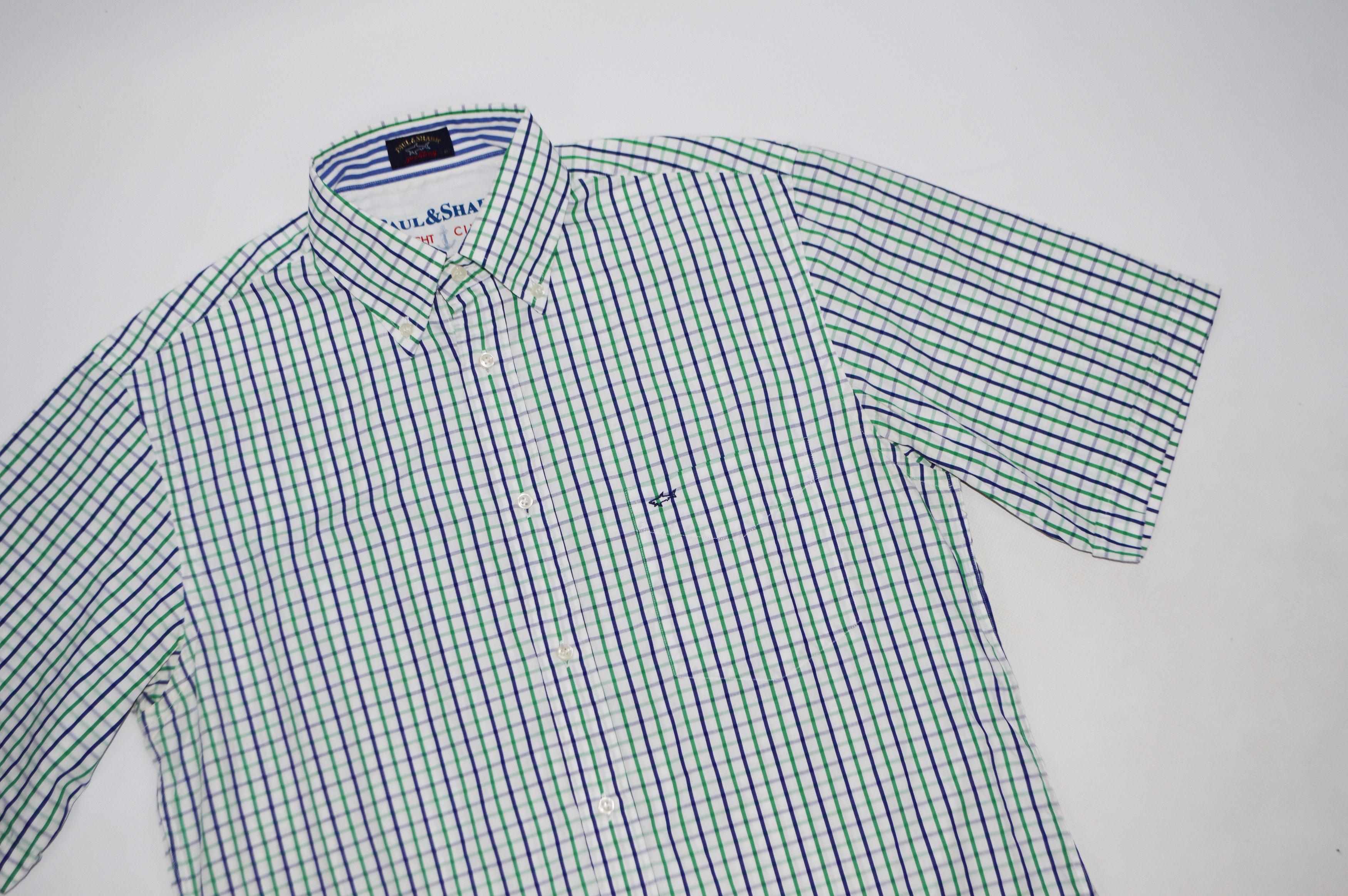 Paul & Shark Paul & Shark Multicolored Checked Cotton Shirt Size US L / EU 52-54 / 3 - 2 Thumbnail