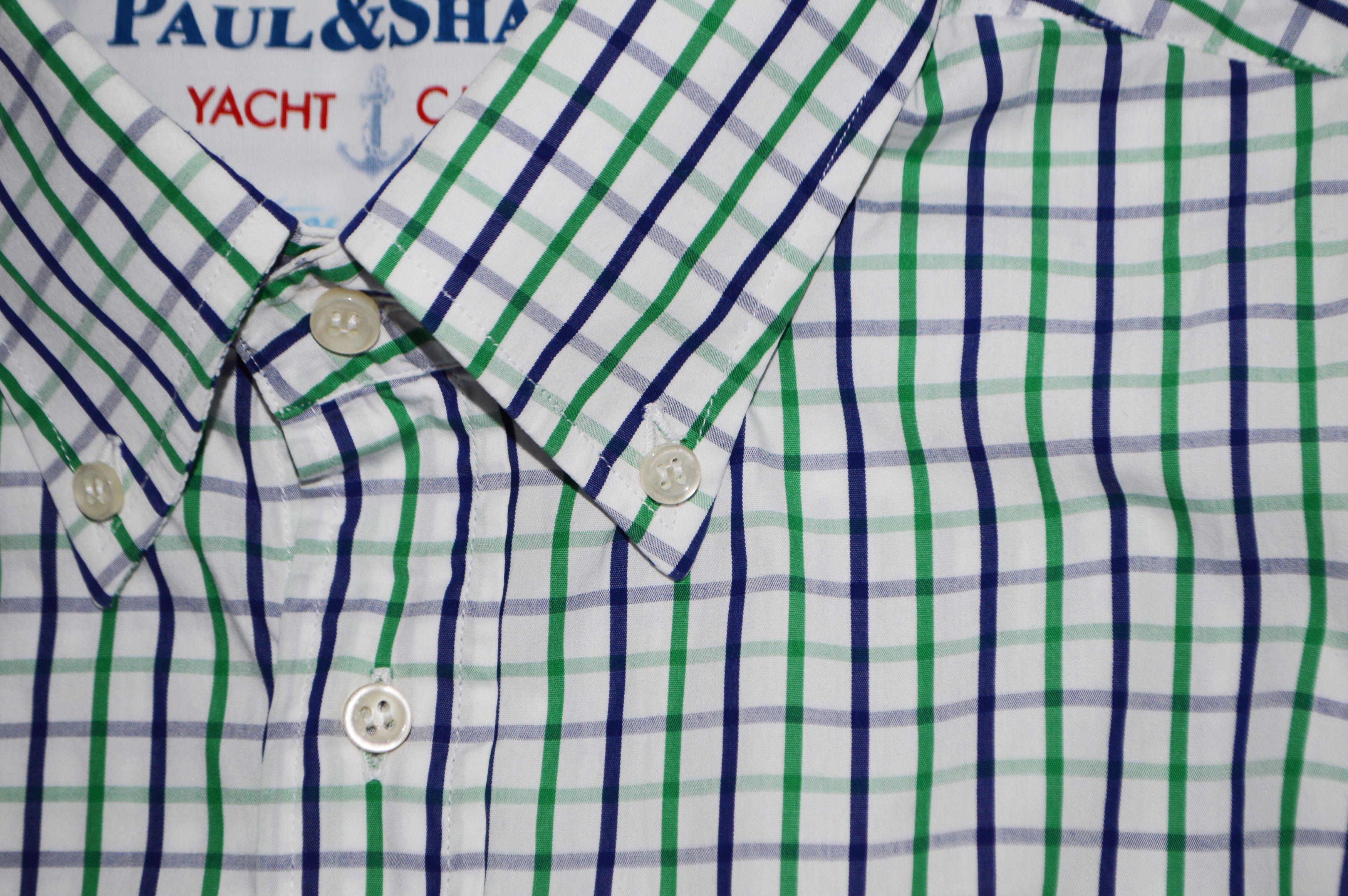 Paul & Shark Paul & Shark Multicolored Checked Cotton Shirt Size US L / EU 52-54 / 3 - 4 Thumbnail