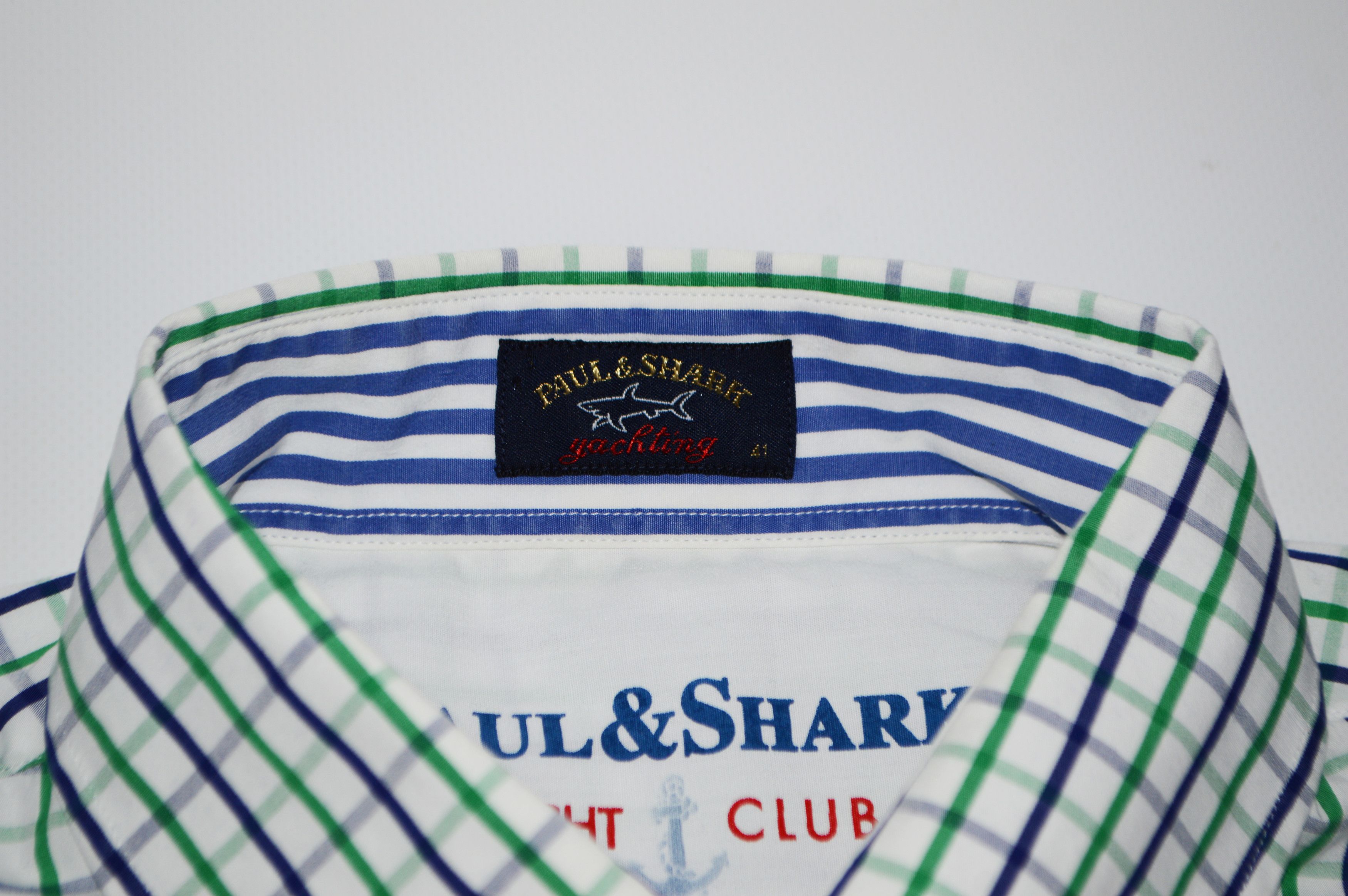 Paul & Shark Paul & Shark Multicolored Checked Cotton Shirt Size US L / EU 52-54 / 3 - 5 Thumbnail