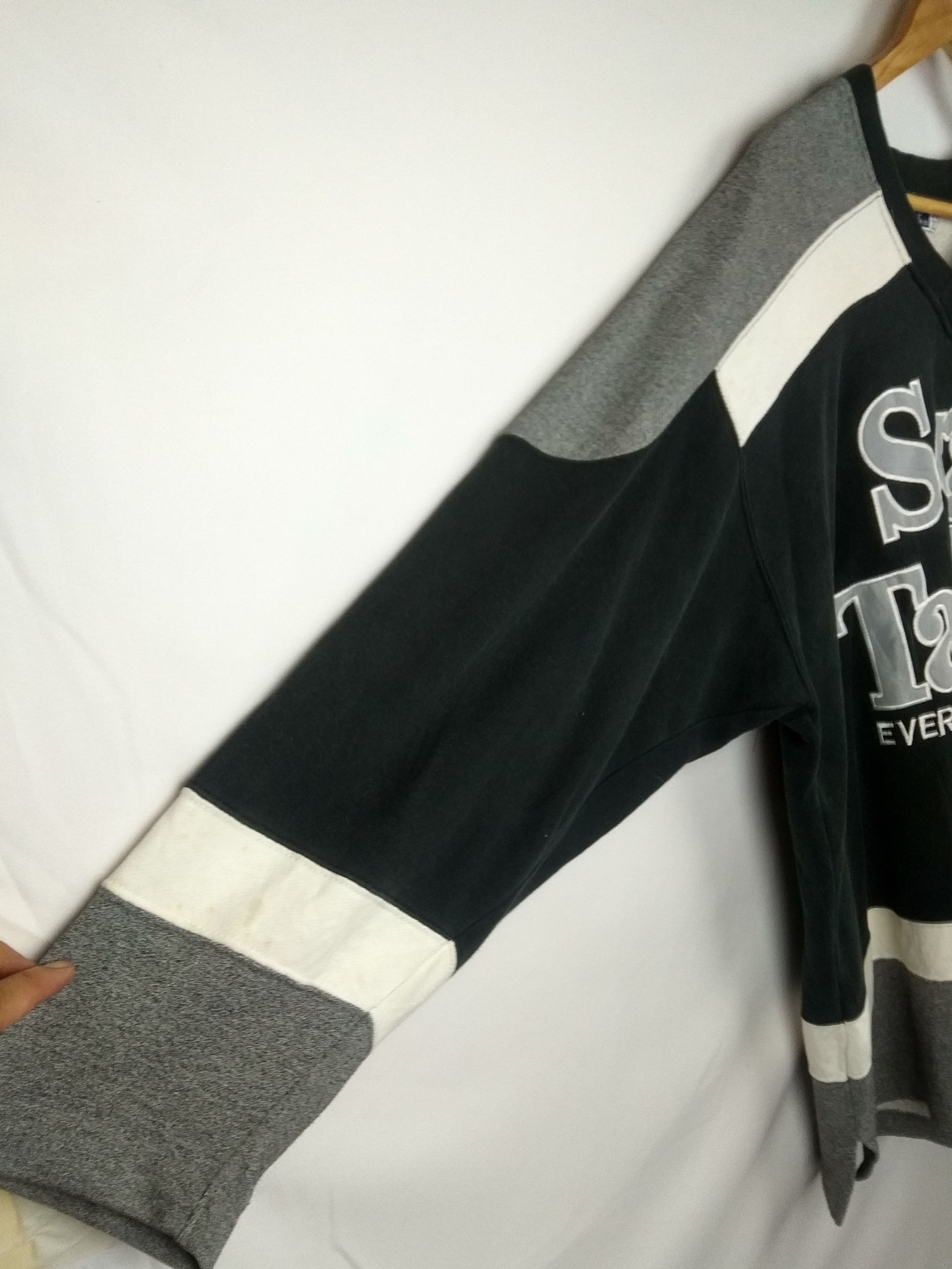 Sergio Tacchini Vintage Sergio Tacchini Jumper v neck Sweatshirt big logo Size US M / EU 48-50 / 2 - 8 Thumbnail