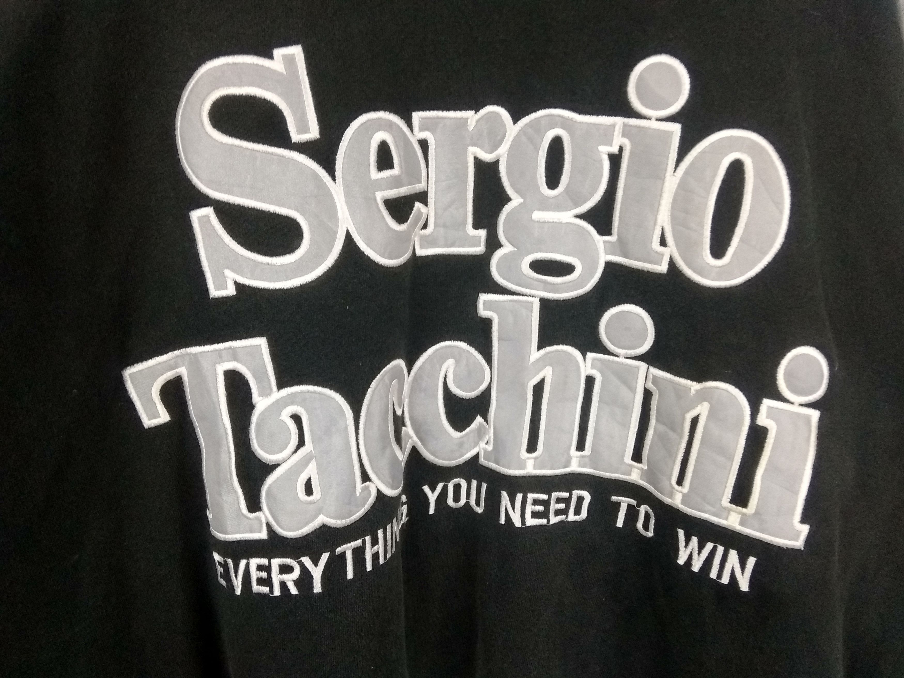 Sergio Tacchini Vintage Sergio Tacchini Jumper v neck Sweatshirt big logo Size US M / EU 48-50 / 2 - 10 Thumbnail