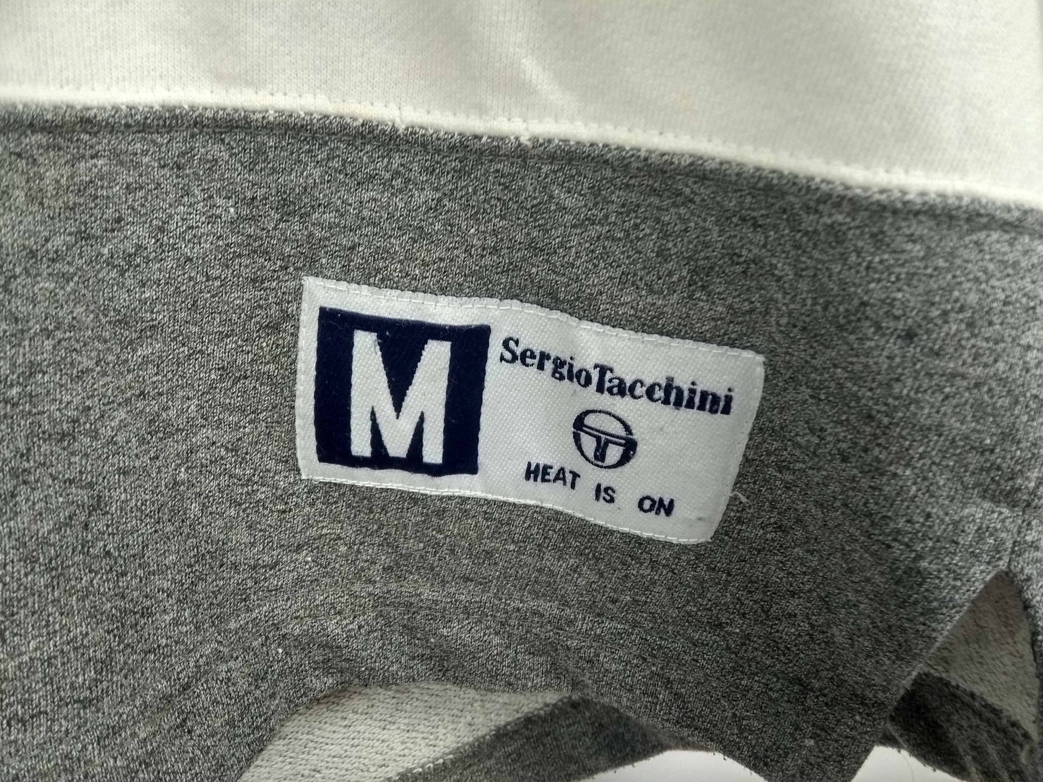 Sergio Tacchini Vintage Sergio Tacchini Jumper v neck Sweatshirt big logo Size US M / EU 48-50 / 2 - 6 Thumbnail