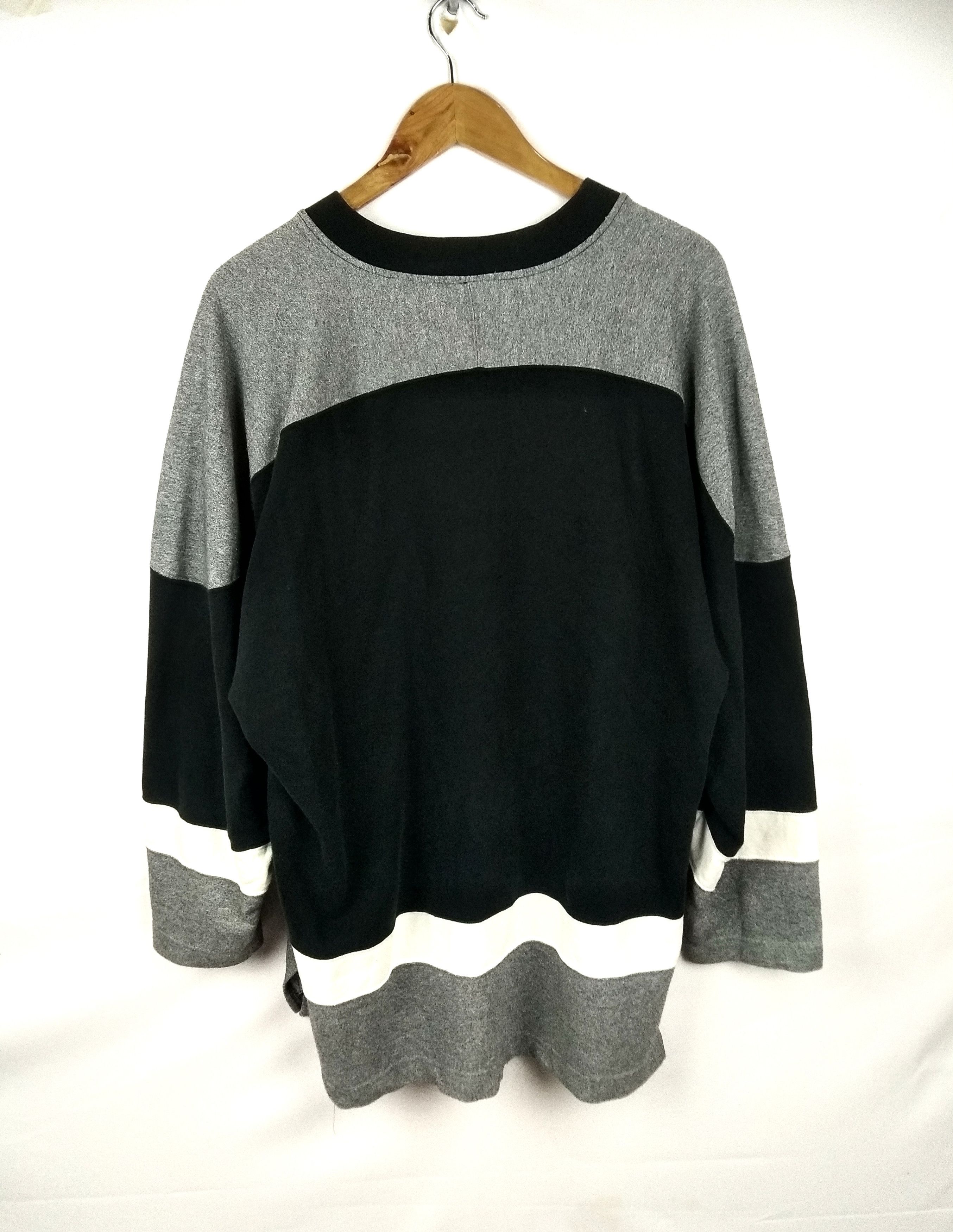 Sergio Tacchini Vintage Sergio Tacchini Jumper v neck Sweatshirt big logo Size US M / EU 48-50 / 2 - 2 Thumbnail