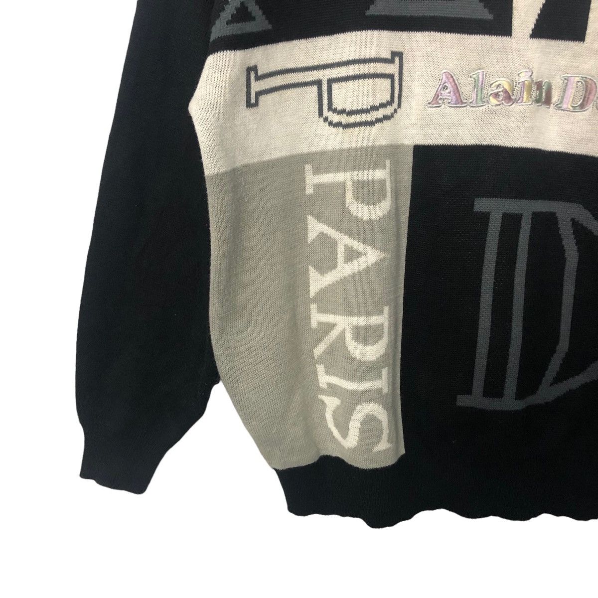 Aran Isles Knitwear Vtg Alain Delon Paris Embroidery Big Logo Knitwear Sweater Size US M / EU 48-50 / 2 - 3 Thumbnail