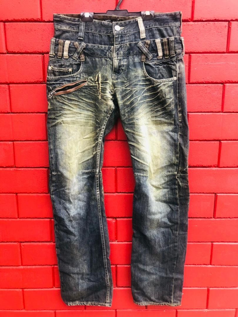 Japanese Brand × Vintage Vintage Aldelio Japanese Designer Streetwear Fashion Style Size US 33 - 1 Thumbnail