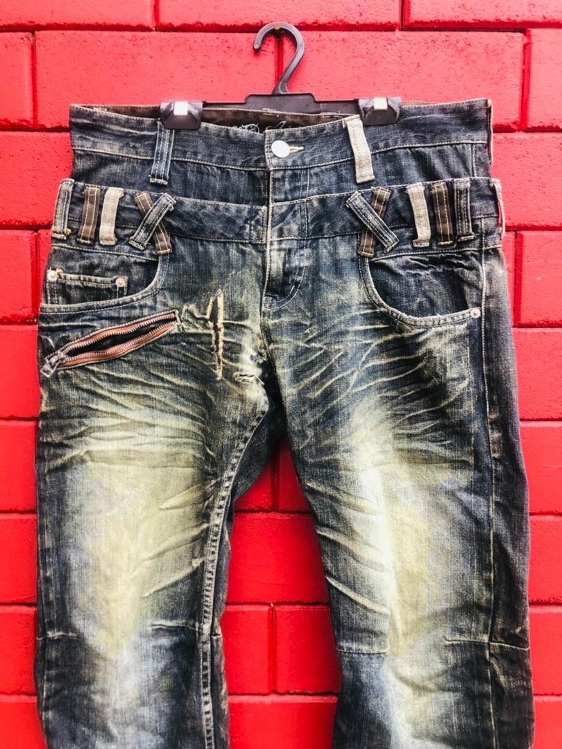 Japanese Brand × Vintage Vintage Aldelio Japanese Designer Streetwear Fashion Style Size US 33 - 3 Thumbnail