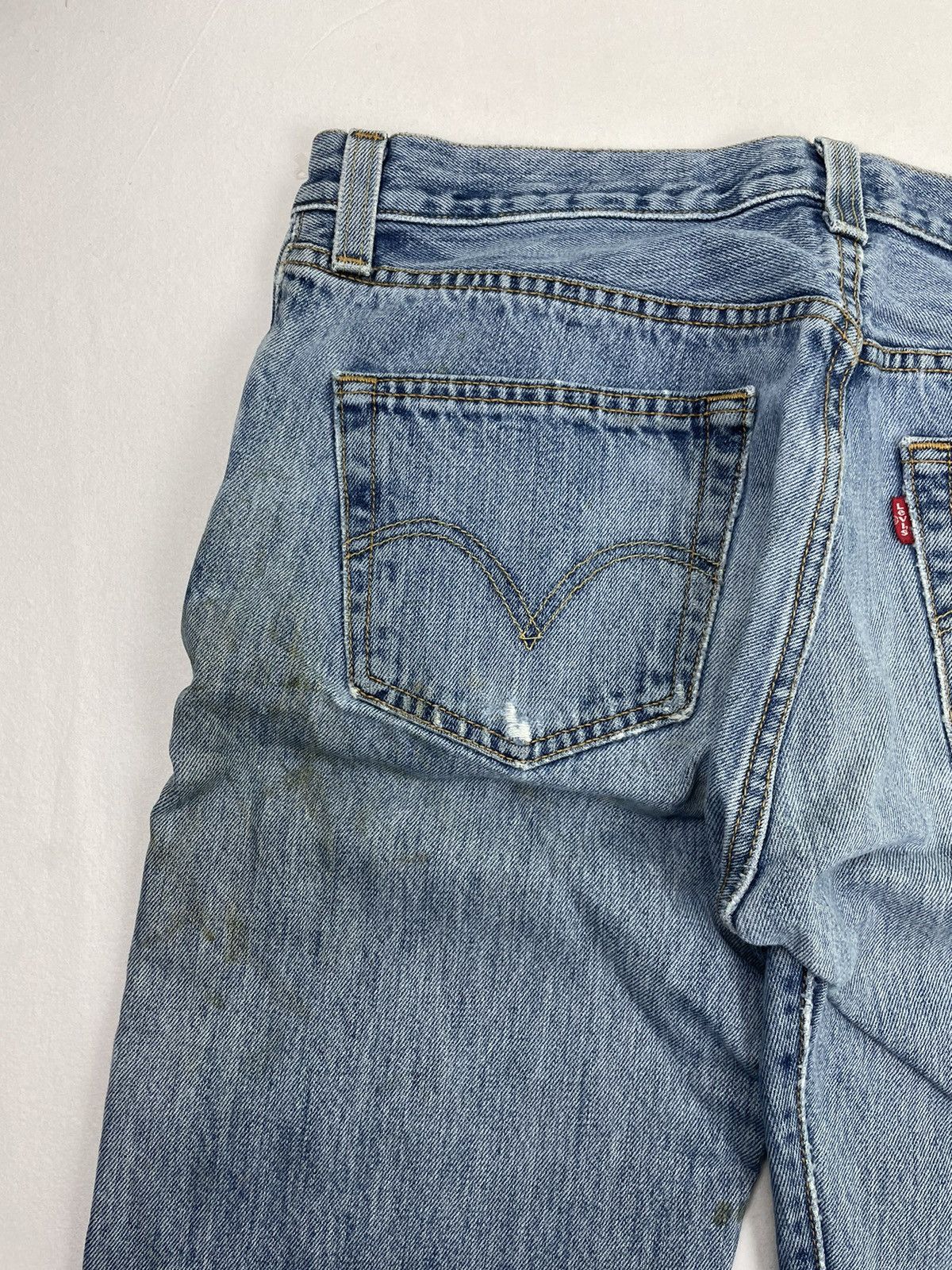 Levi's Levis 501 Painter Pants Denim Jeans Distressed Straight Cut Size US 30 / EU 46 - 9 Thumbnail