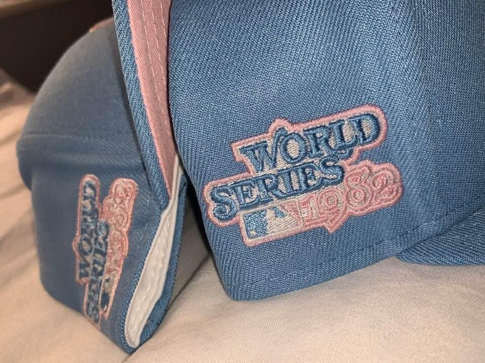 New Era Exclusive Milwaukee Brewers Cotton Candy Fitted Pink Bottom Size ONE SIZE - 5 Thumbnail