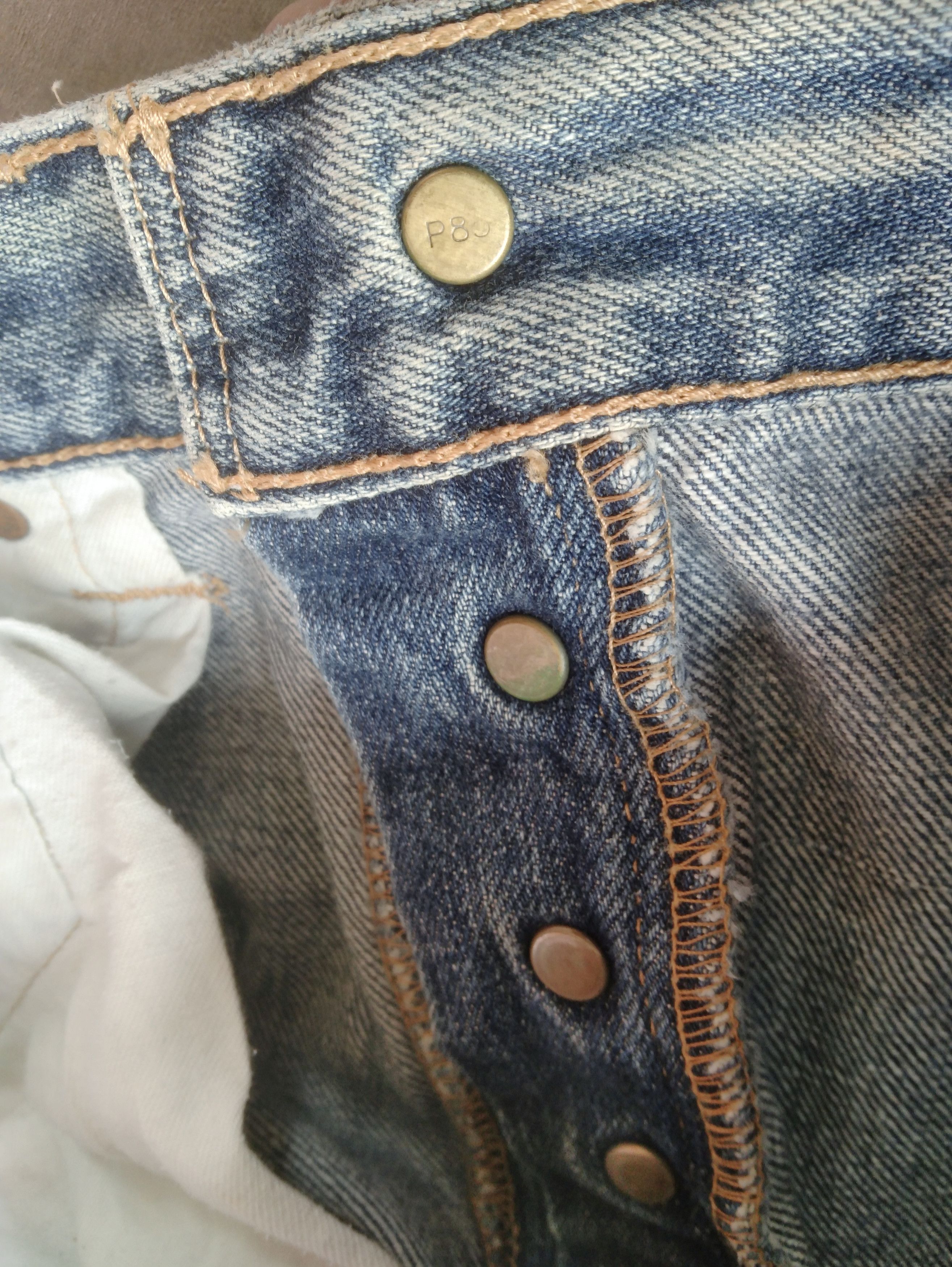 Levi's Vintage Levi's 501 Released Hem Distressed Jeans 32x30.5 Size US 32 / EU 48 - 11 Thumbnail