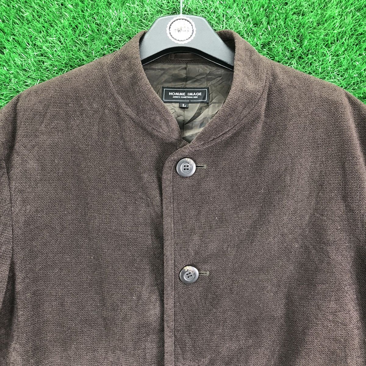 Japanese Brand Vintage 90's Jacket Round Collar by Homme Image Size US XL / EU 56 / 4 - 7 Thumbnail