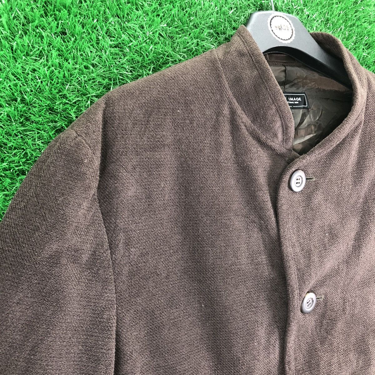 Japanese Brand Vintage 90's Jacket Round Collar by Homme Image Size US XL / EU 56 / 4 - 2 Thumbnail