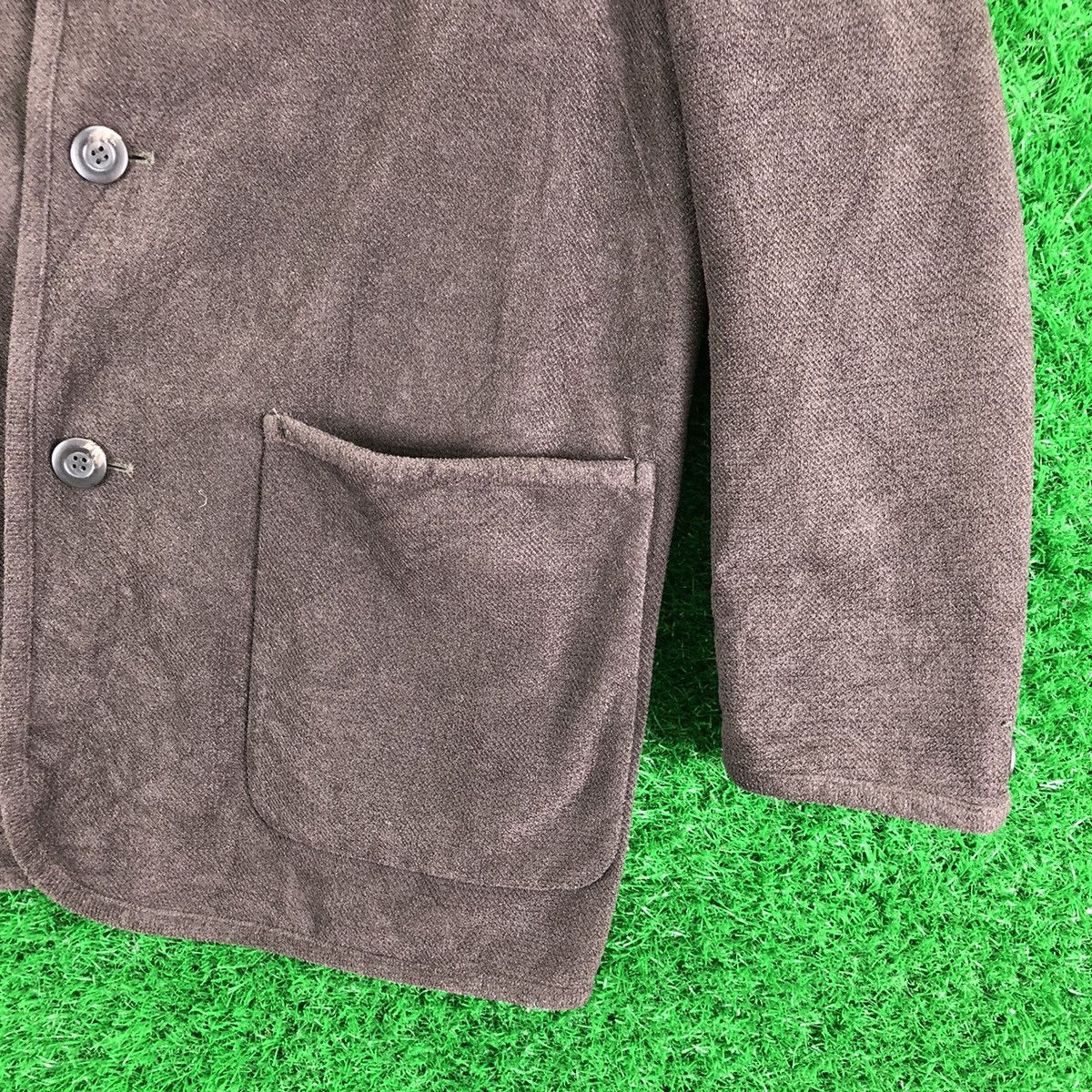 Japanese Brand Vintage 90's Jacket Round Collar by Homme Image Size US XL / EU 56 / 4 - 3 Thumbnail