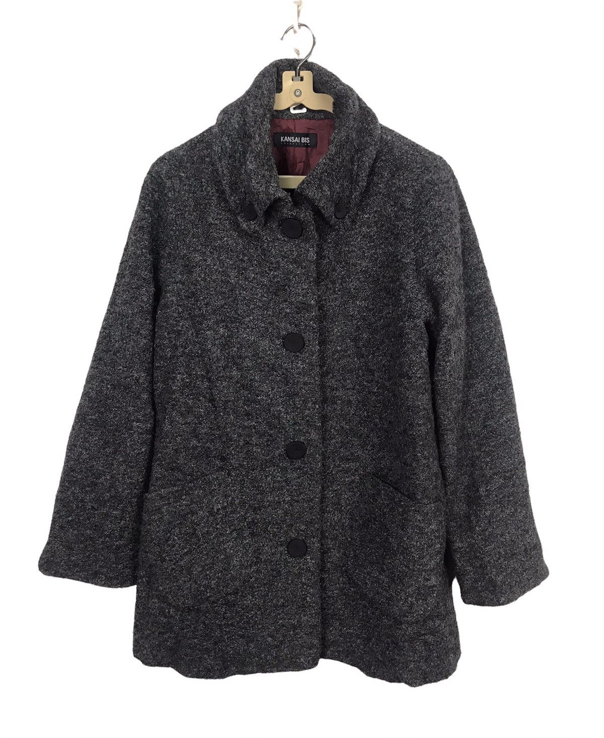 Japanese Brand × Kansai Yamamoto Kansai bis collection snap button wool jacket Size US S / EU 44-46 / 1 - 1 Thumbnail