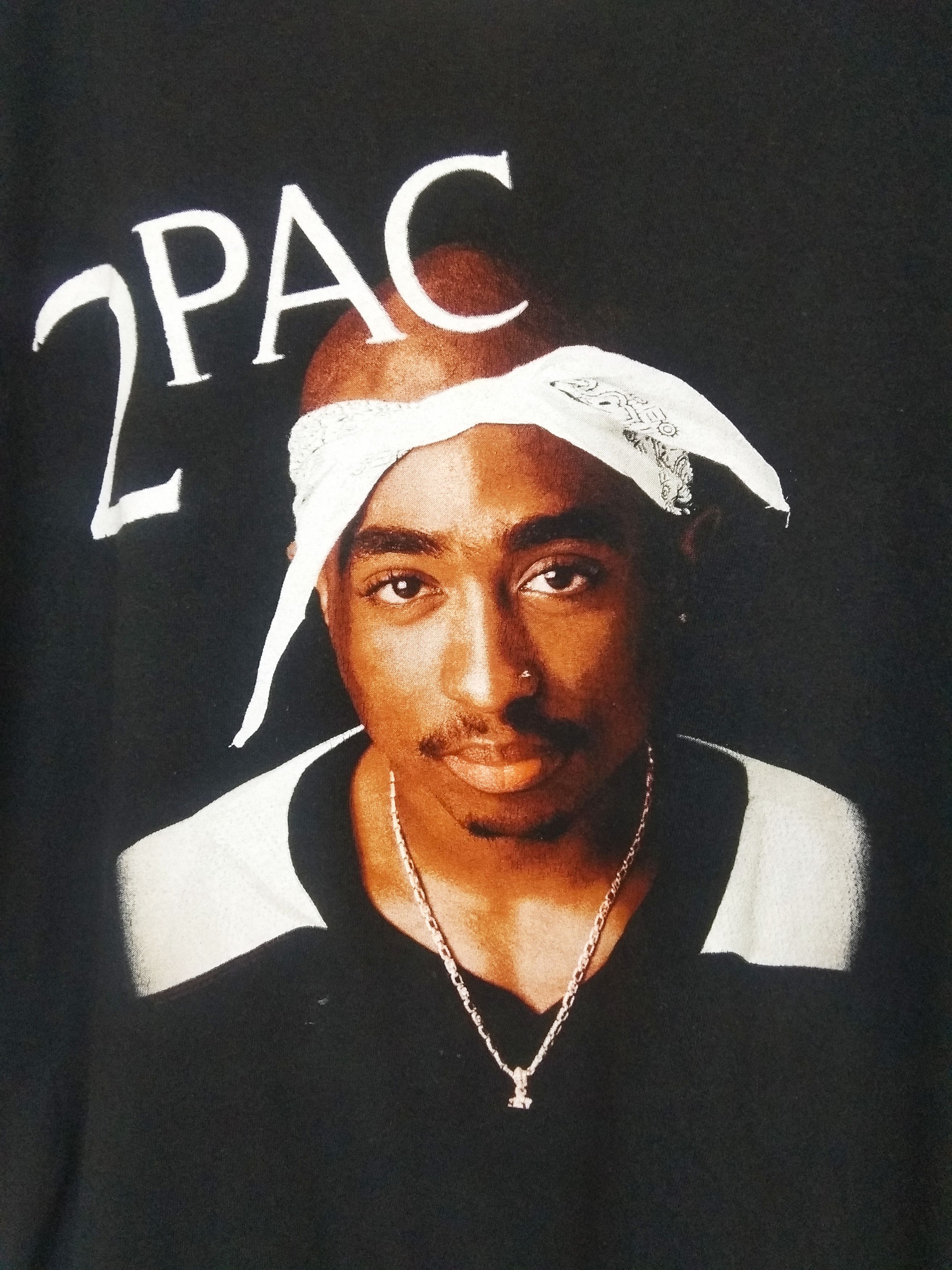 Band Tees × Rap Tees × Vintage Vintage band Tupac Shakur 2pac T Shirt hip hop rappers Size US L / EU 52-54 / 3 - 4 Thumbnail