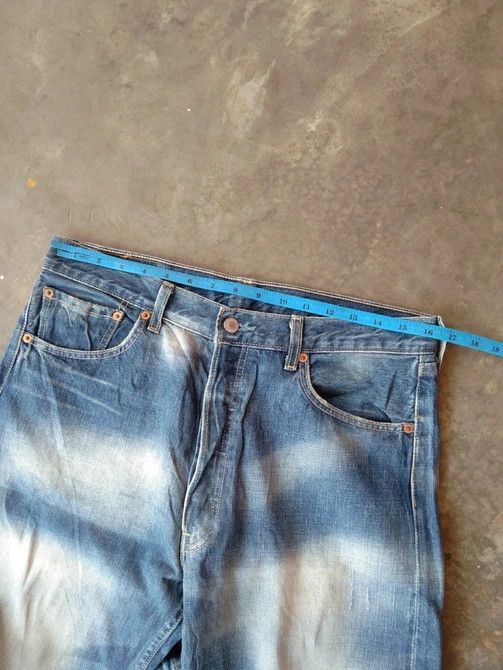 Levi's Vintage Levis 501 Straight Leg Distressed Jeans 32x34 Size US 32 / EU 48 - 8 Thumbnail
