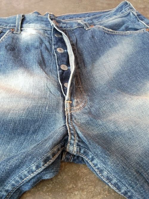 Levi's Vintage Levis 501 Straight Leg Distressed Jeans 32x34 Size US 32 / EU 48 - 7 Thumbnail